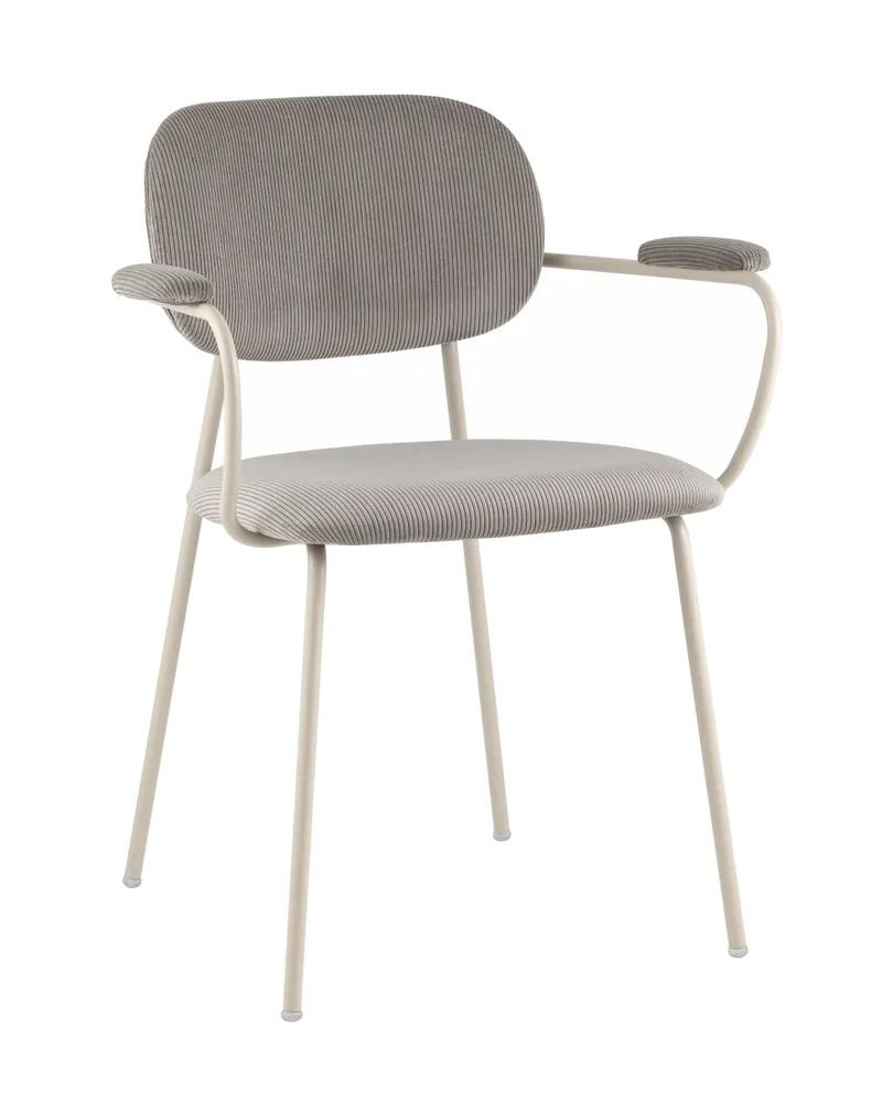 Изображение товара Стул Stool group Кэрол 44.5x77x52 см вельвет цвет серый