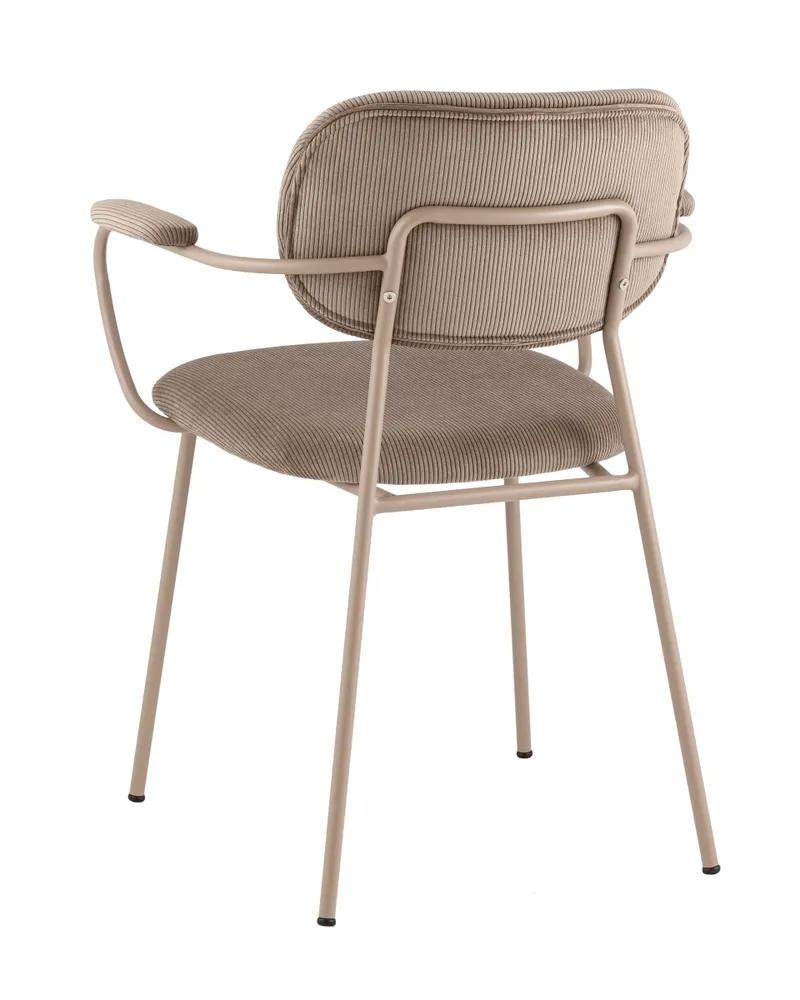 Изображение товара Обеденный стул Кэрол из вельвета с металлическими ножками современный дизайн