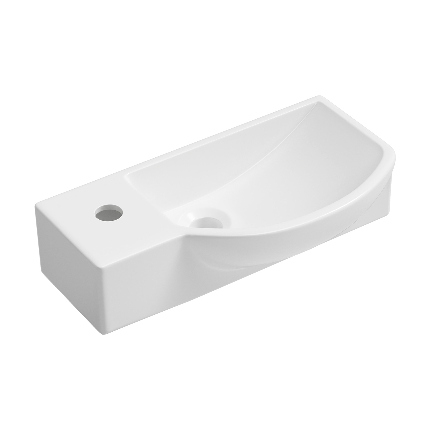Изображение товара Раковина Lavinia Boho Bathroom Sink 45 см глянцевая белая 6 в 1