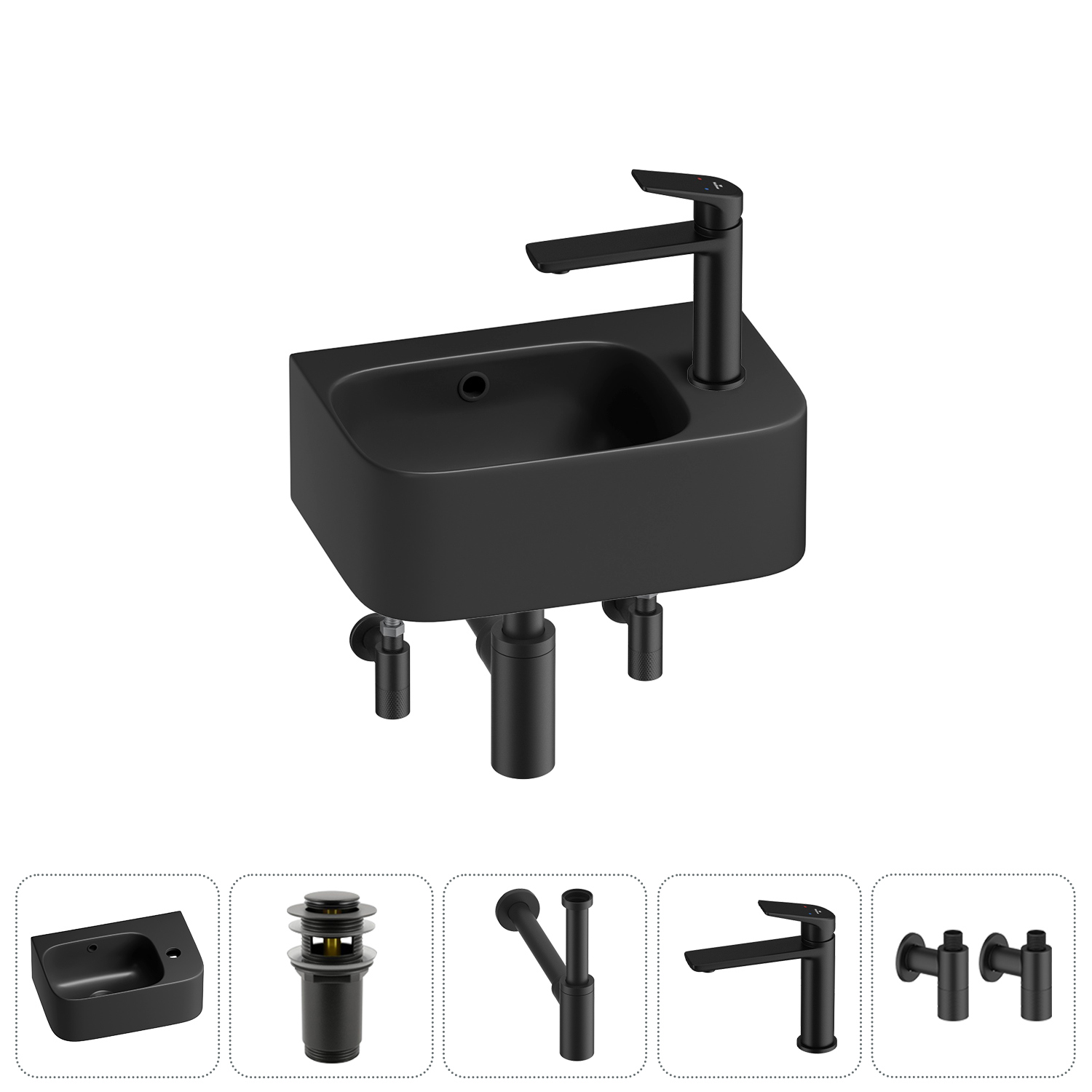 Изображение товара Раковина Lavinia boho bathroom sink 20216579R 37 см черная