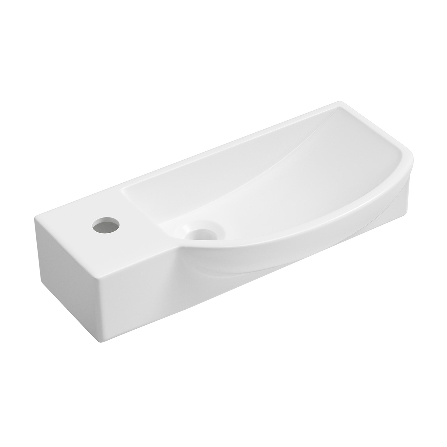 Изображение товара Раковина Lavinia boho bathroom sink 20216139R 50см белая прямоугольная