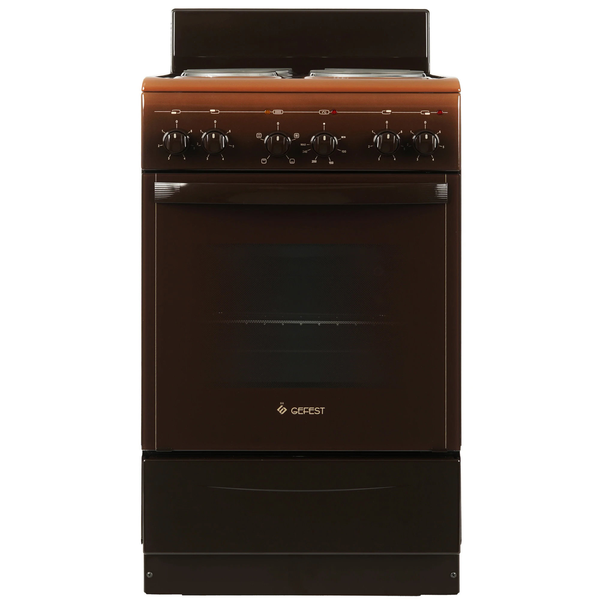 Изображение товара Электрическая плита с духовкой Gefest 194383 50x85x58.5 см коричневая