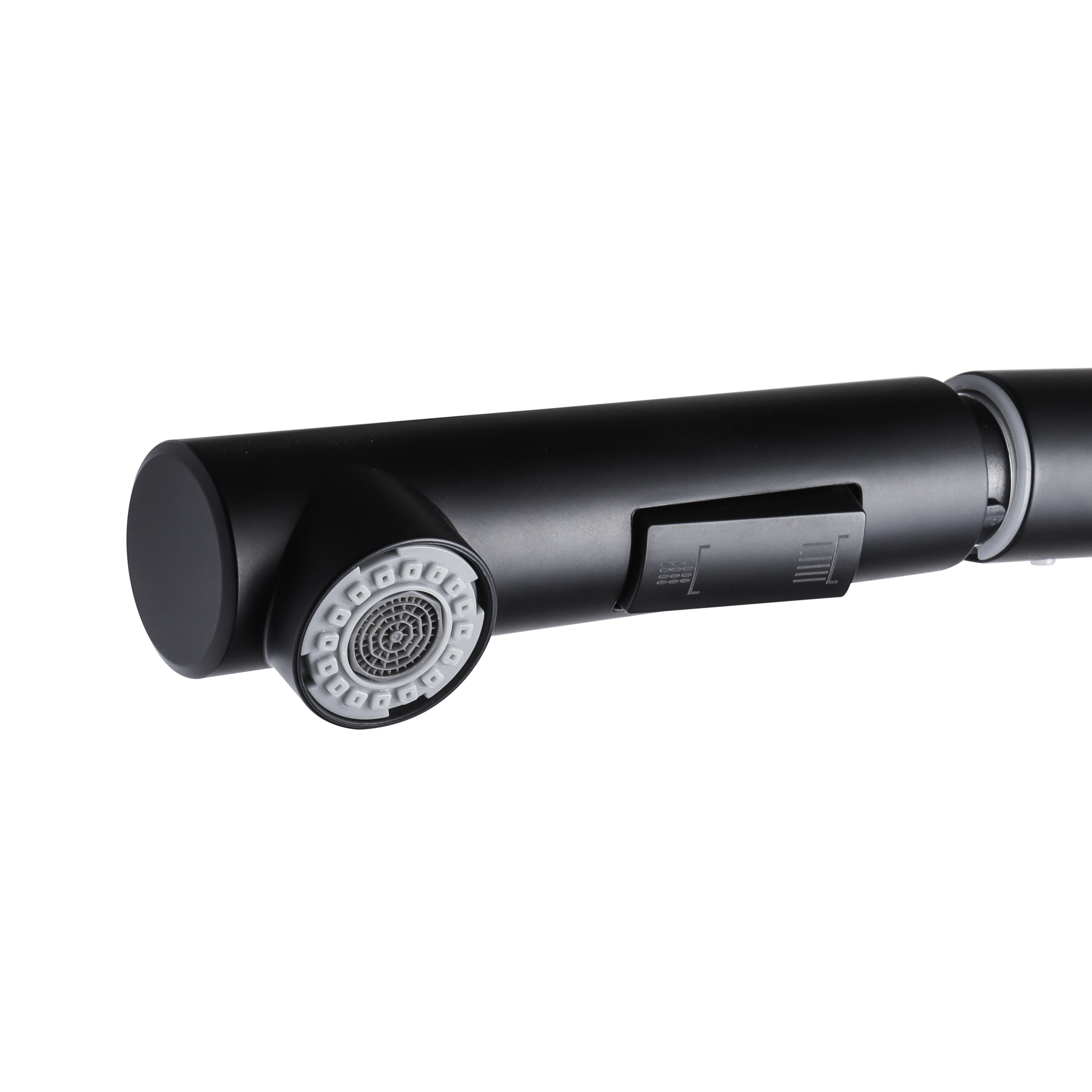 Изображение товара Смеситель кухонный Maxonor PURE LIFE PL4287-7 черный матовый 30.6 см