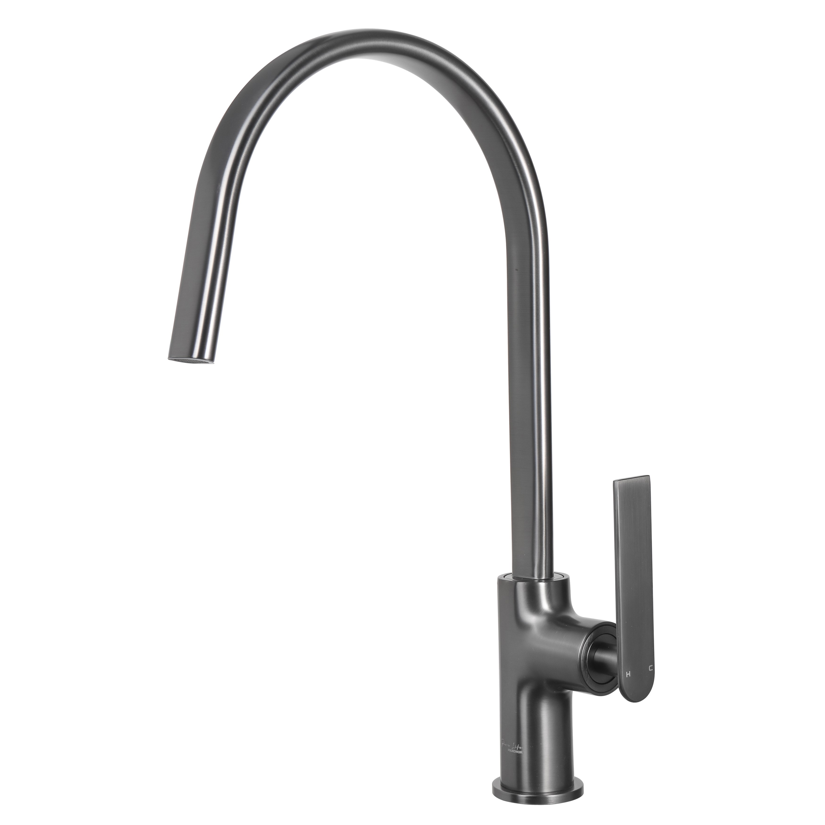 Изображение товара Смеситель кухонный Maxonor Pure Life PL4086-9 пепельный, однорычажный