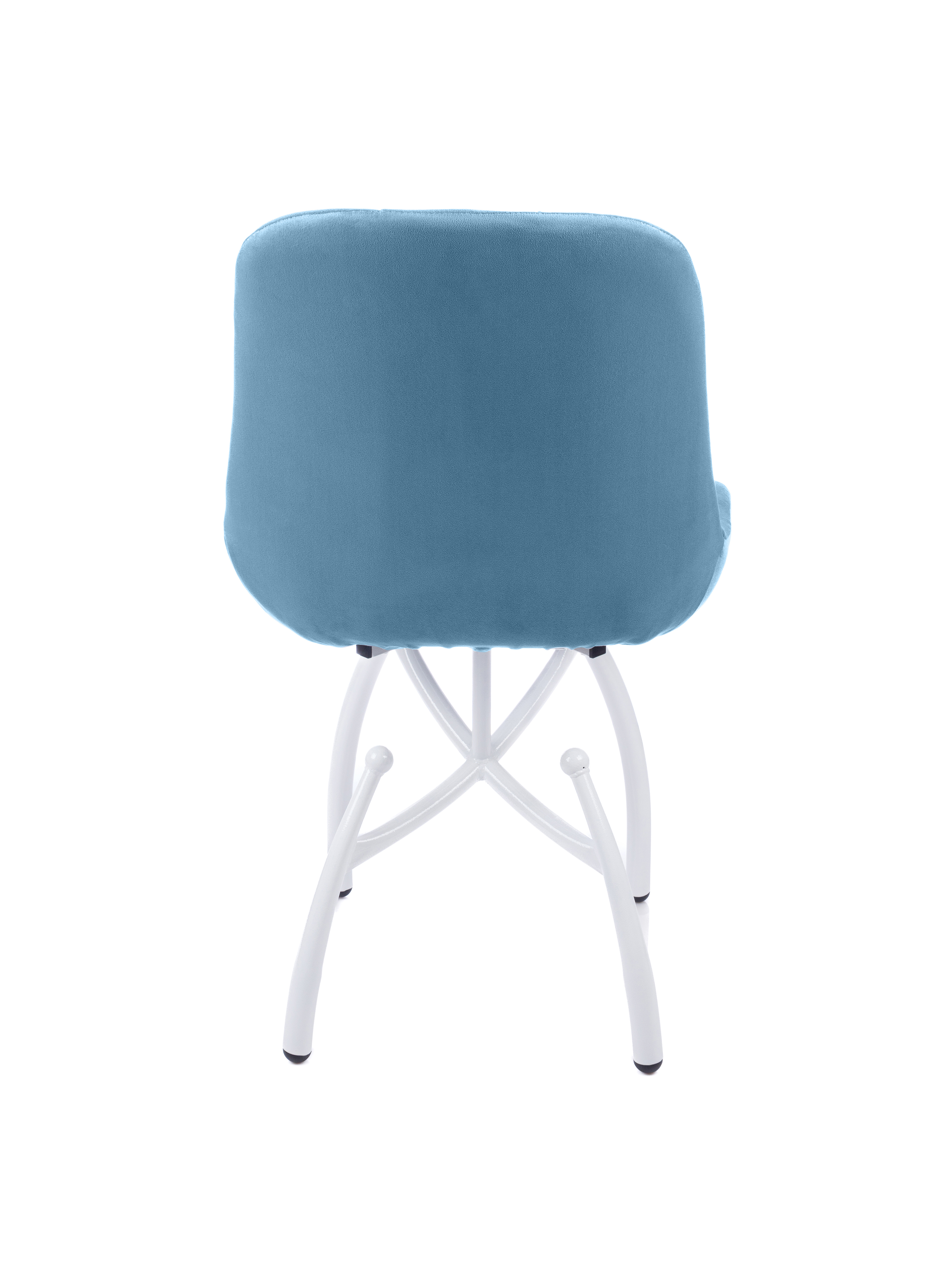 Изображение товара Стул M-group Лира 13060153 44x95x40 см велюр цвет белый