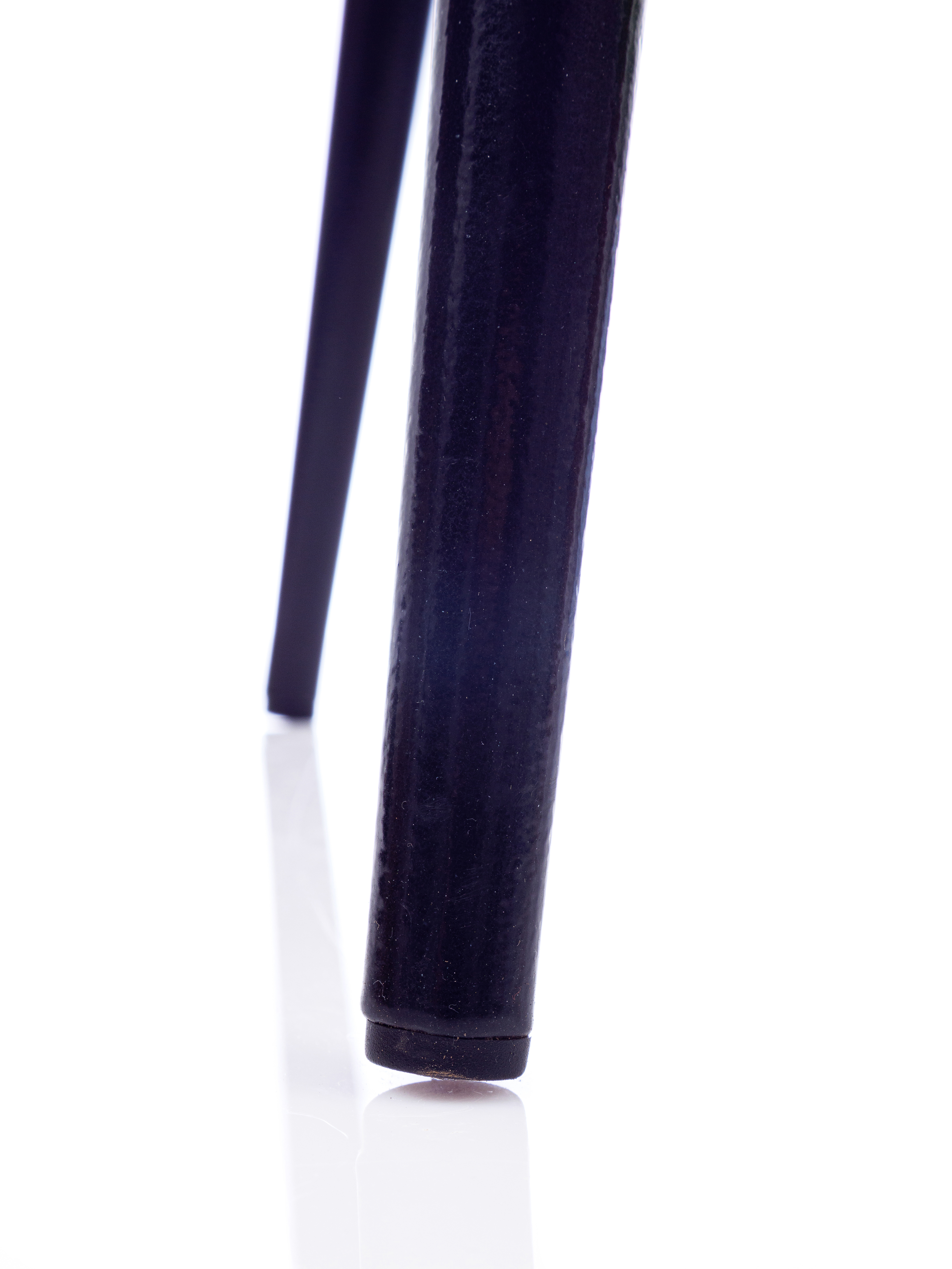 Изображение товара Обеденный стул Милан из велюра с металлическими ножками черный цвет