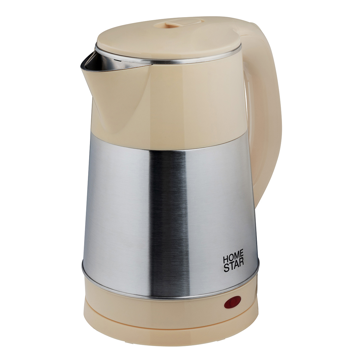 Изображение товара Электрический чайник HOMESTAR HS-1055 2.3 л нержавеющая сталь бежевый