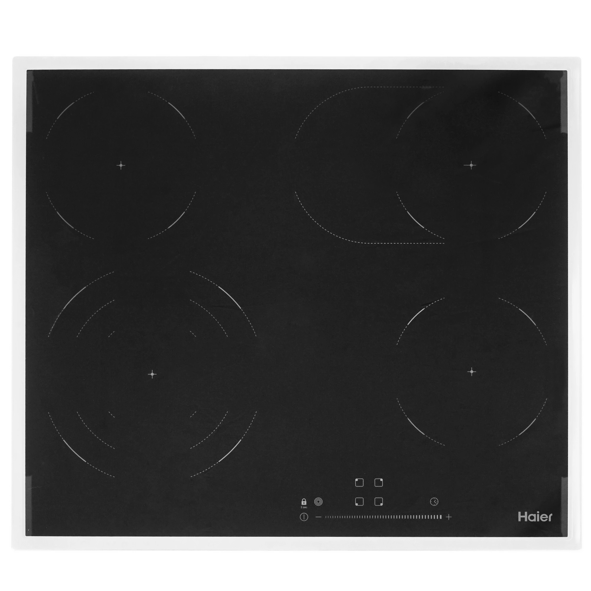 Изображение товара Электрическая варочная панель Haier HHY C64TOFB 4 конфорки стеклокерамика черная