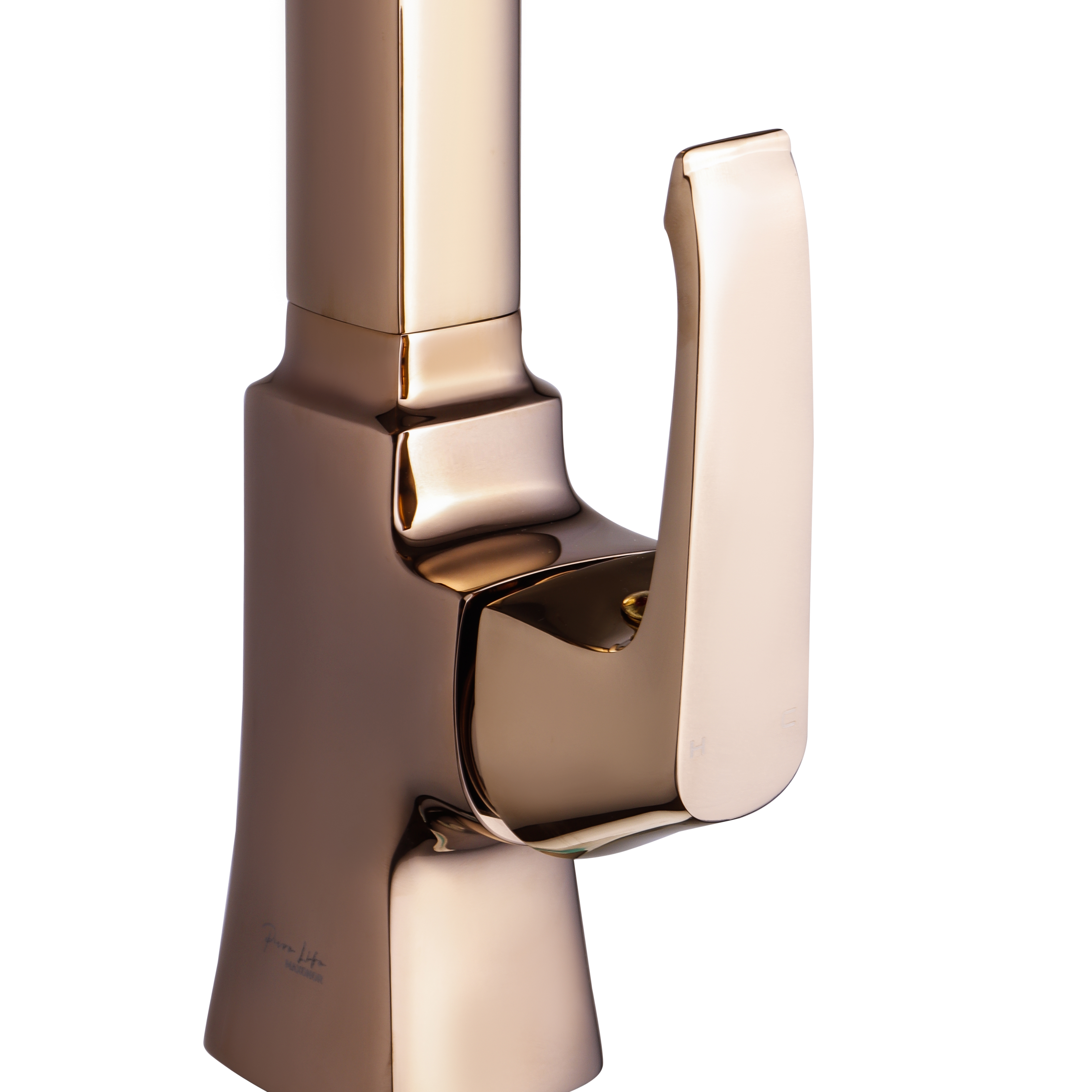 Изображение товара Смеситель для кухни Maxonor pure life PL4088-16 поворотный излив 27.7 см цвет пепельный