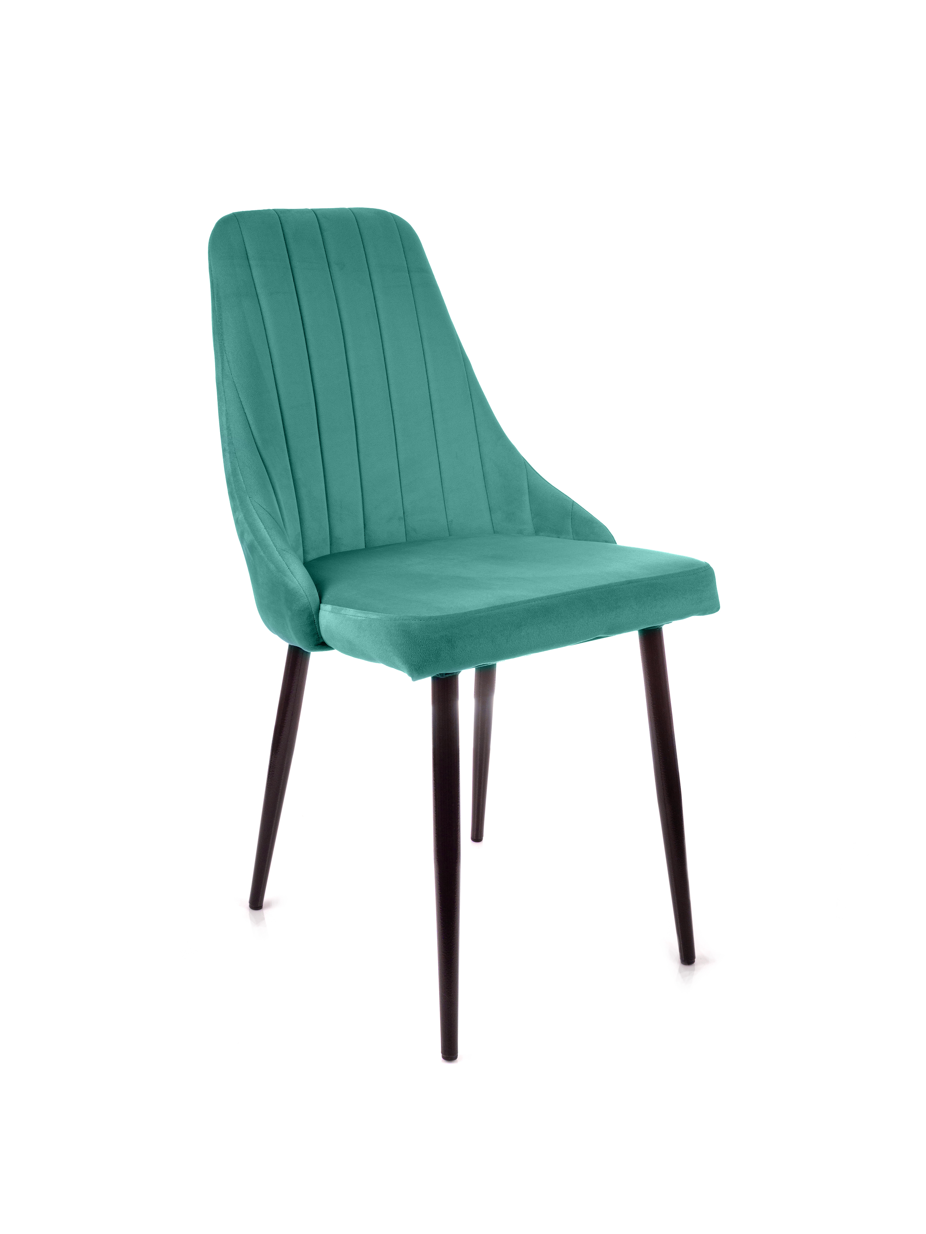 Изображение товара Стул Милан из велюра с металлическими ножками современный дизайн Россия