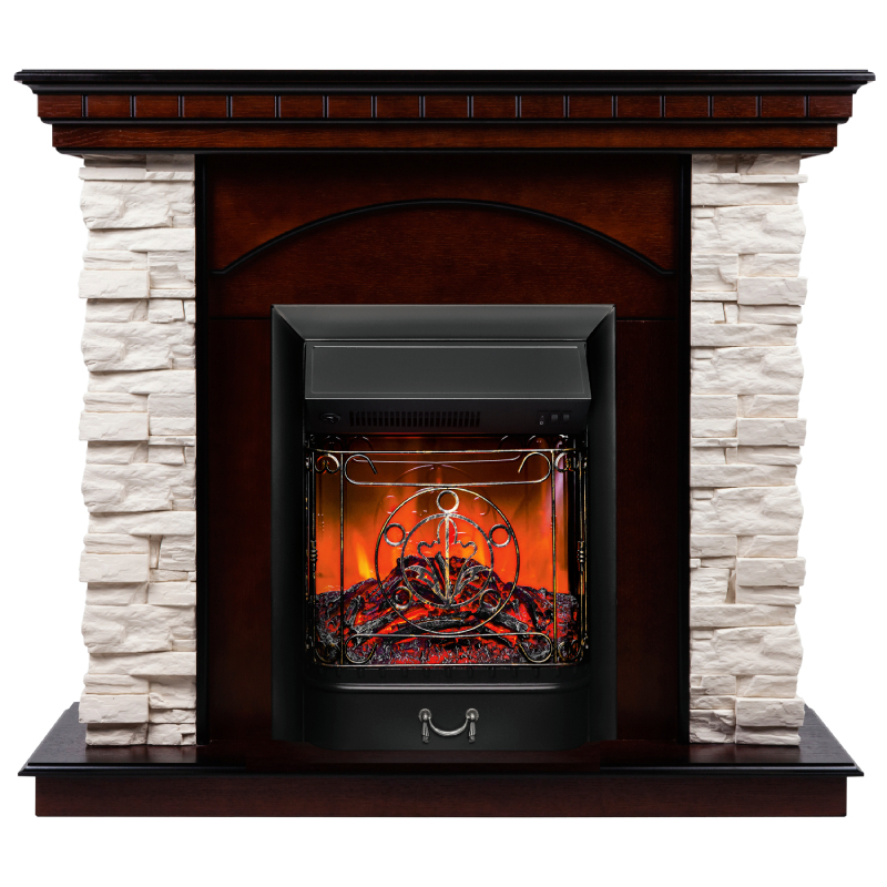 Изображение товара Каминокомплект Realflame Elford с очагом Majestic Lux BL 25.5 дюймов стильный и эффективный