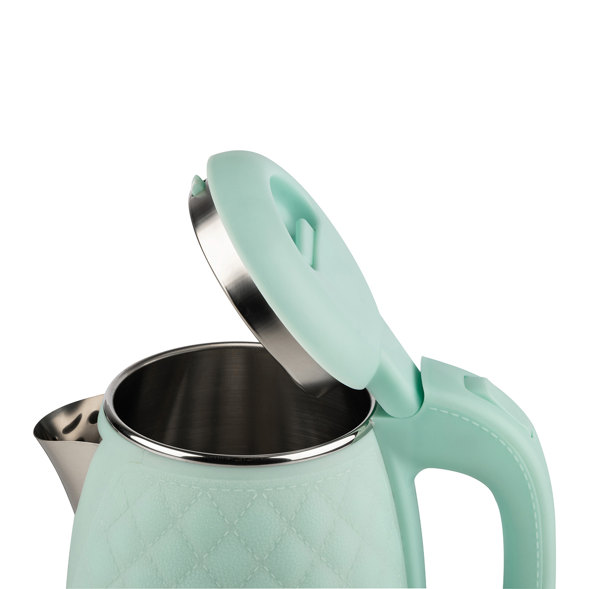 Изображение товара Электрический чайник HOMESTAR HS-1007 1.7 Л Зеленый Пластик нержавеющая сталь