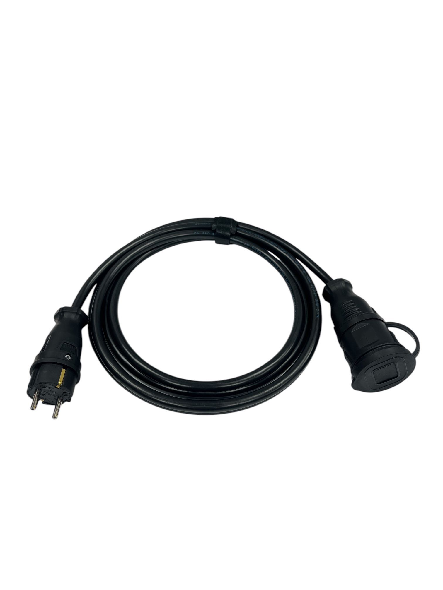 Изображение товара Удлинитель-шнур Itok i-connect-color-SU-PVS-325-1-44-20-black 3x2.5 20 м 1 розетка 3500 Вт с заземлением IP44 цвет черный