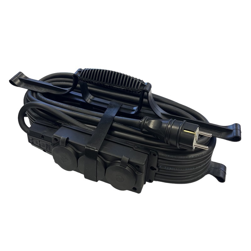 Изображение товара Удлинитель шнур ITOK i connect color SUR KG 215 3 54 40 black 40 м 3 розетки