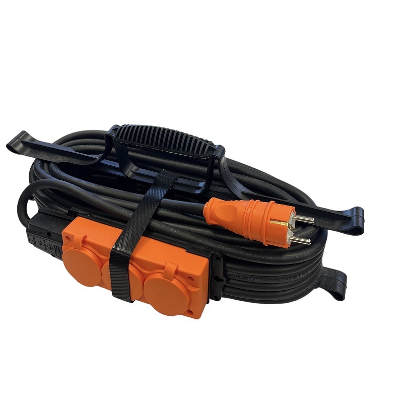 Изображение товара Удлинитель силовой Itok i connect color SUR PVS 215 3 розетки 15 м оранжевый