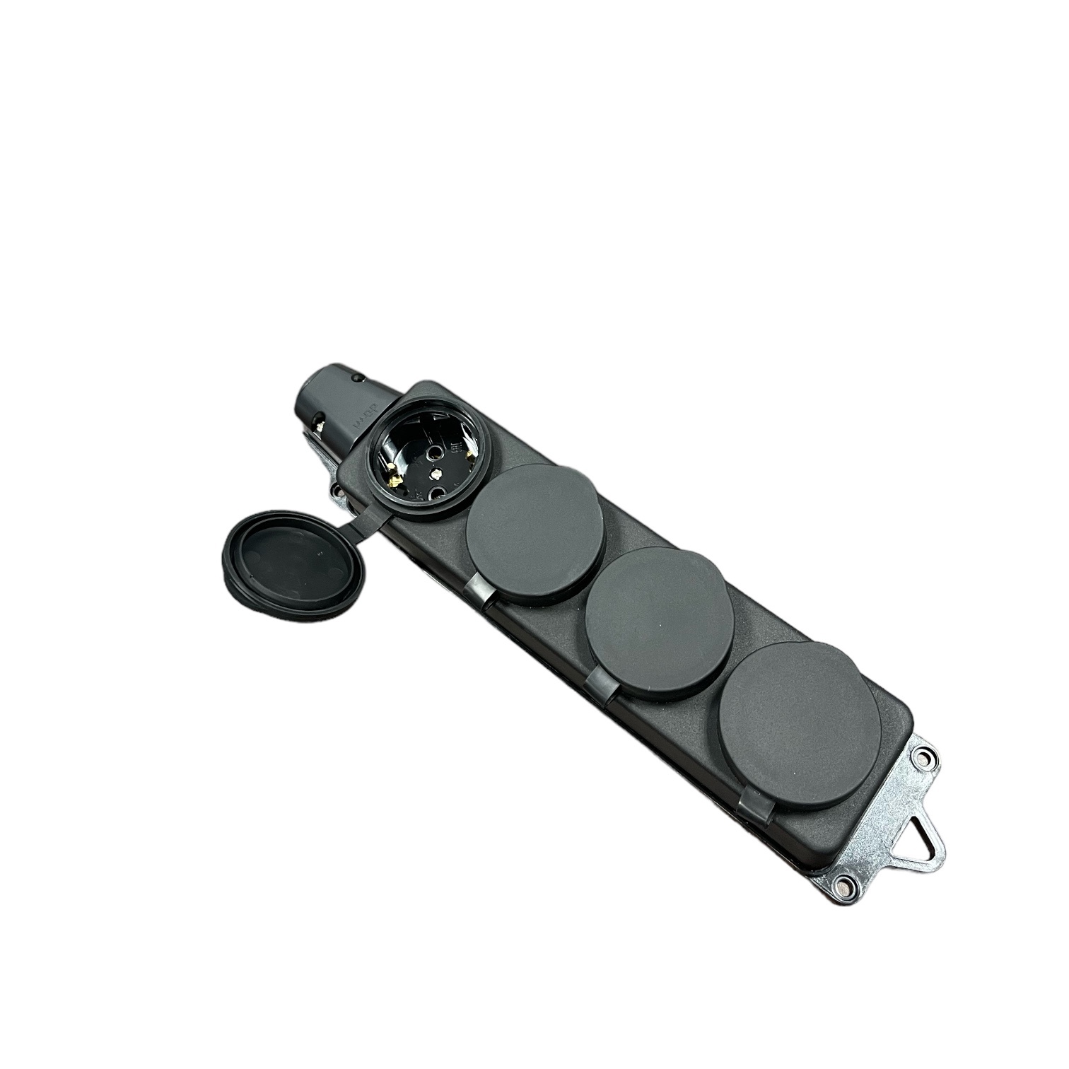 Изображение товара Удлинитель-шнур силовой Itok i-connect-SU-KG-325-4-44-30 4 розетки с заземлением 3x2.5 мм 30 м 3500 Вт цвет черный