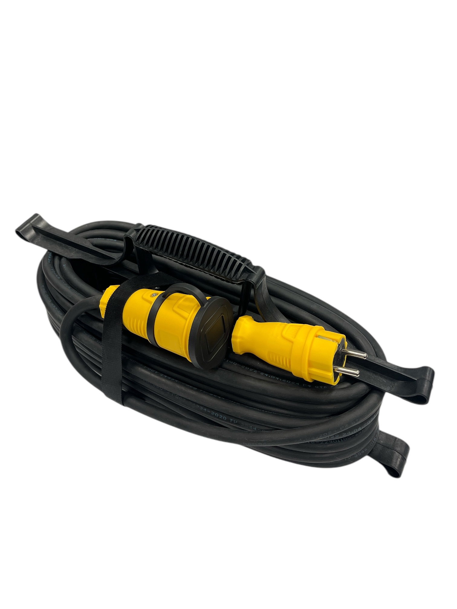 Изображение товара Удлинитель-шнур Itok i-connect-color-SUR-PVS-310-1-44-40-yellow 3x1 40 м 1 розетка 2200 Вт с заземлением IP44 цвет желтый