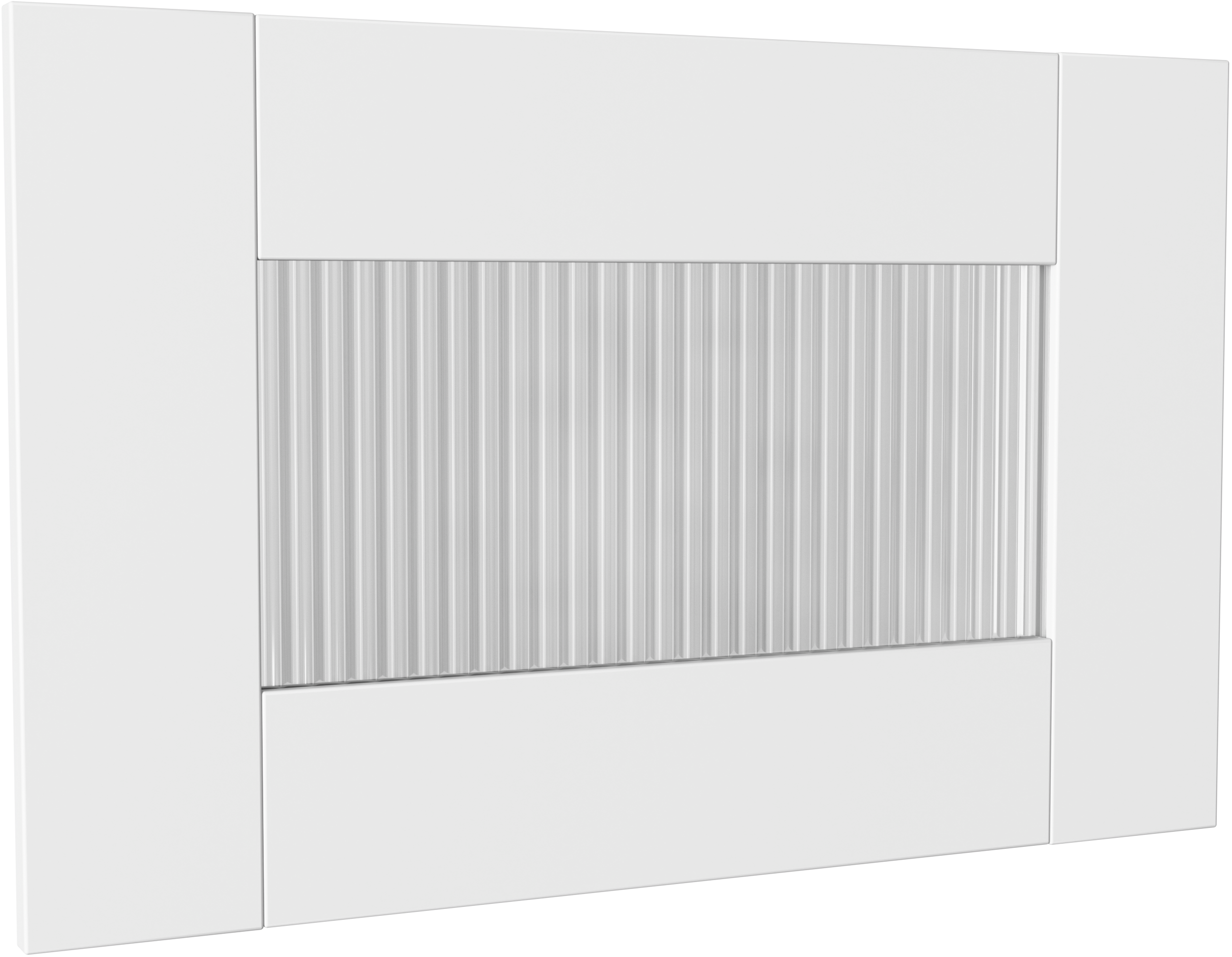 Изображение товара Дверь для шкафа Лион 59.4x38 см со стеклом Мору белая