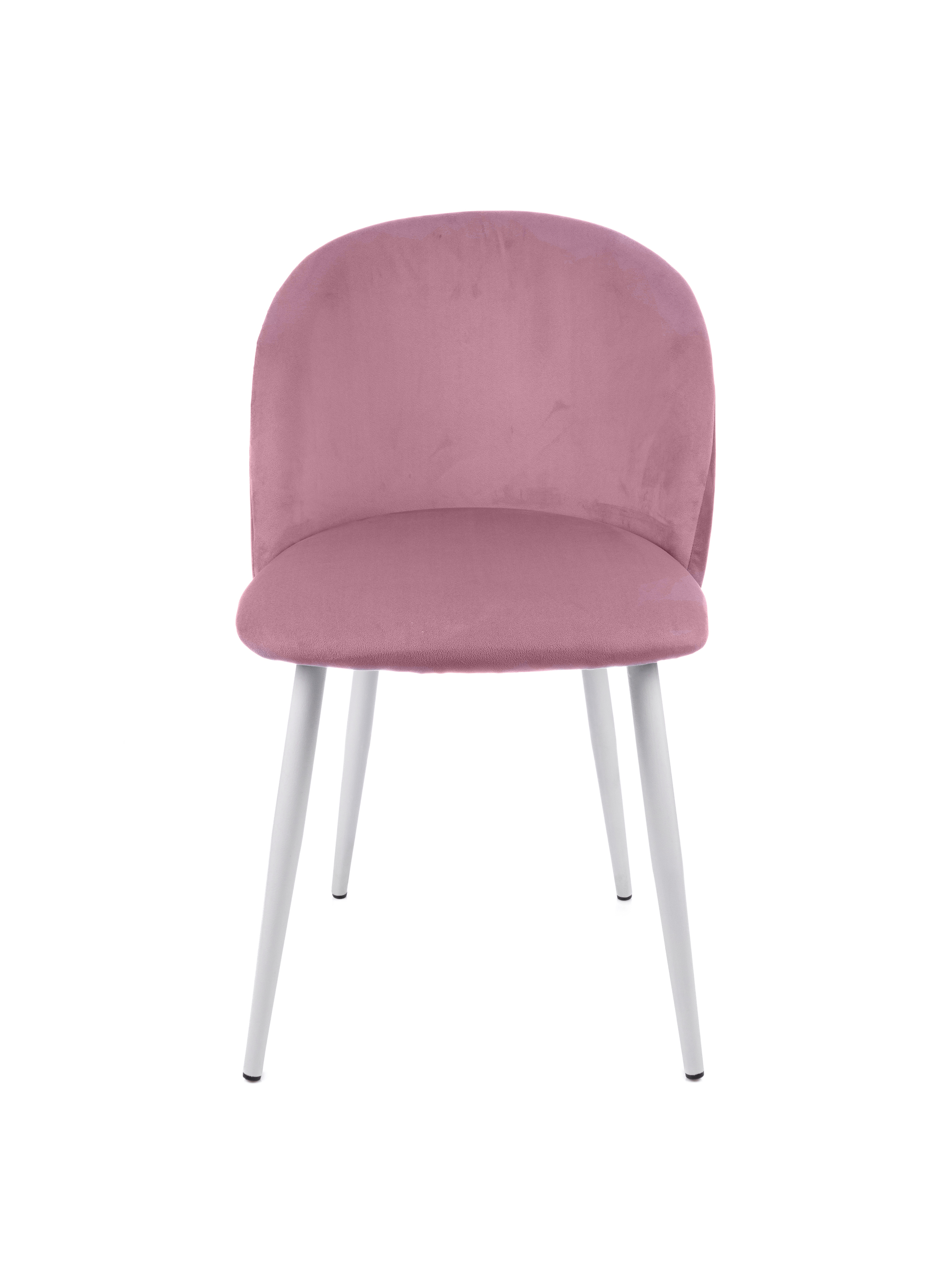 Изображение товара Стул M-group Бостон 13130154 44x87x42 см велюр цвет белый