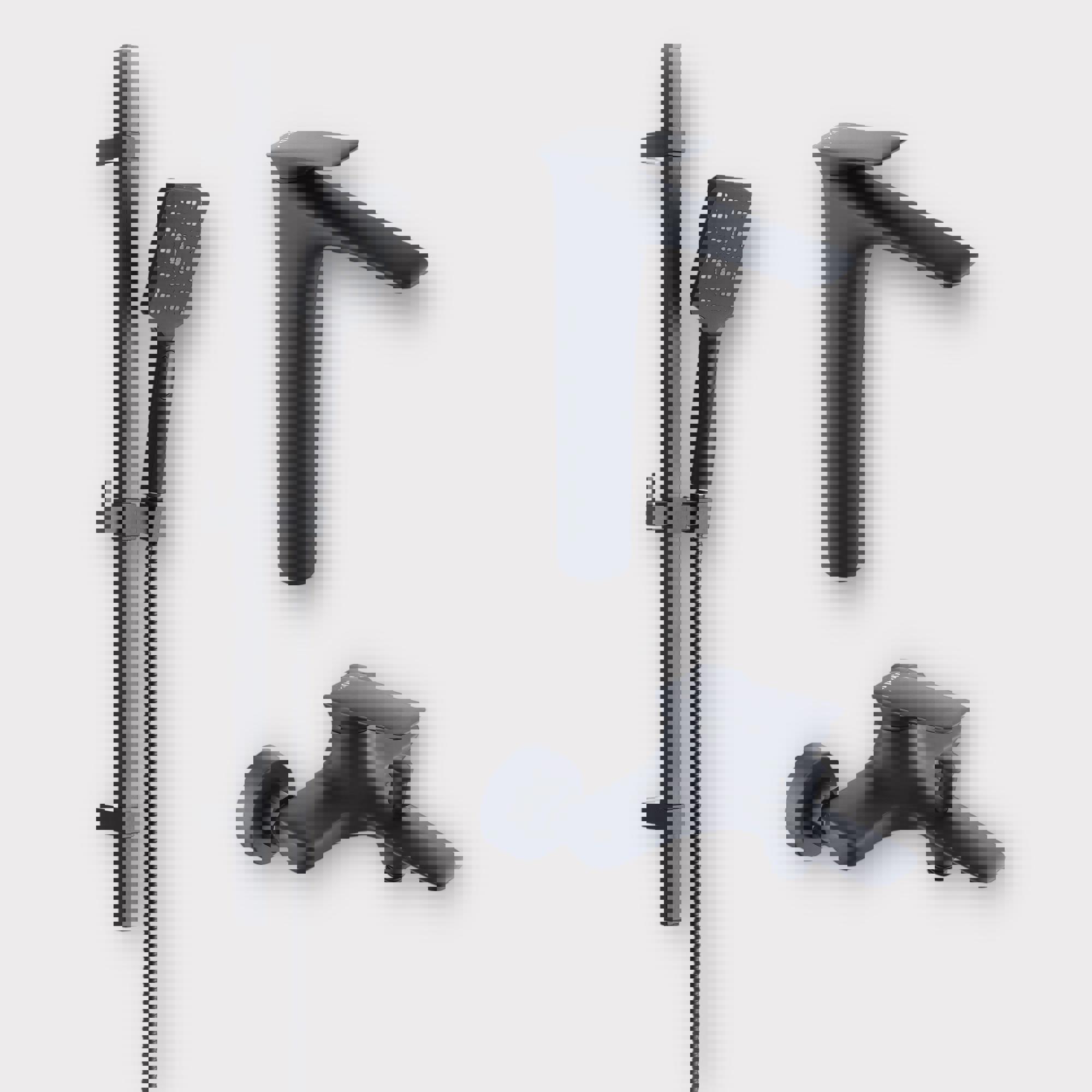 Изображение товара Душевой комплект BOND 3x1 BLM035388 черный современный дизайн надежность