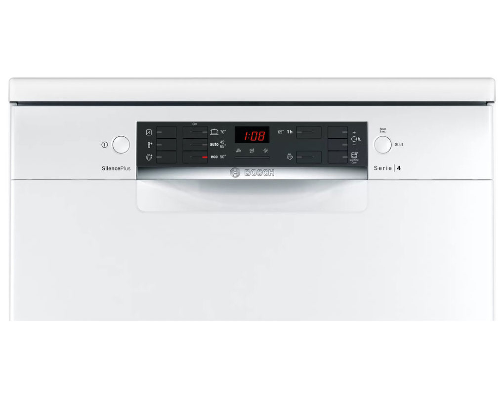 Изображение товара Отдельностоящая посудомоечная машина Bosch SMS45DW10Q 60 см 5 программ цвет белый