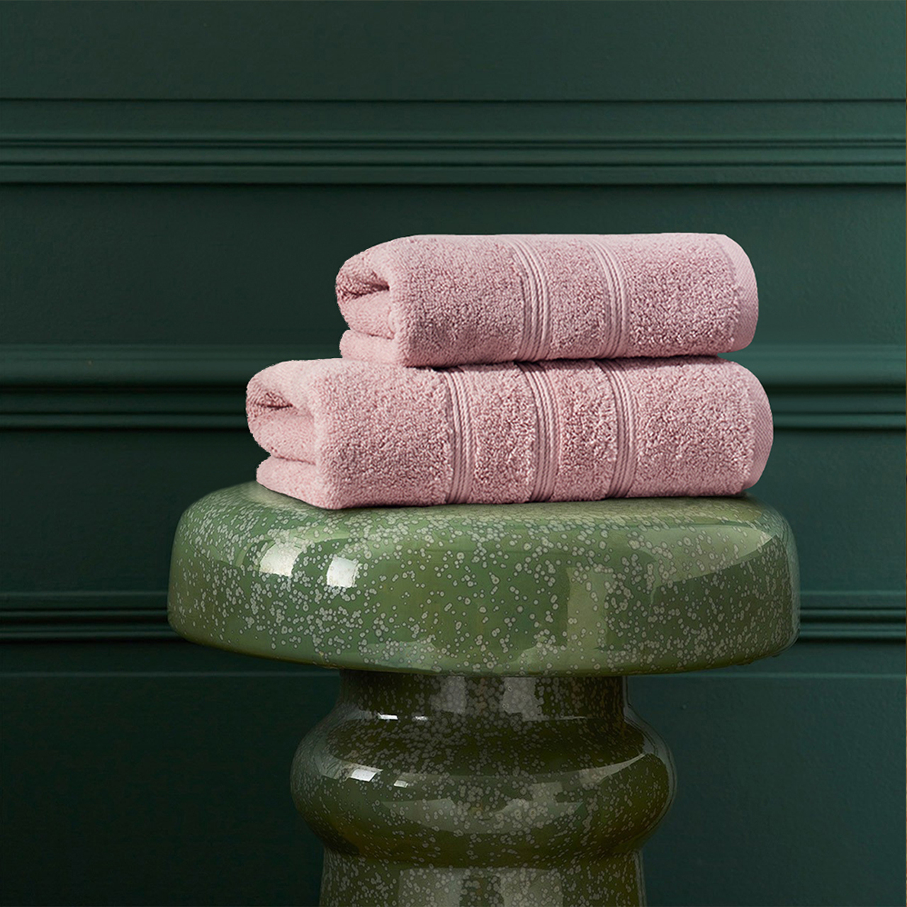 Изображение товара Полотенце Ecotex Ницца 140x70 см розовое махровое для ванной и пляжа