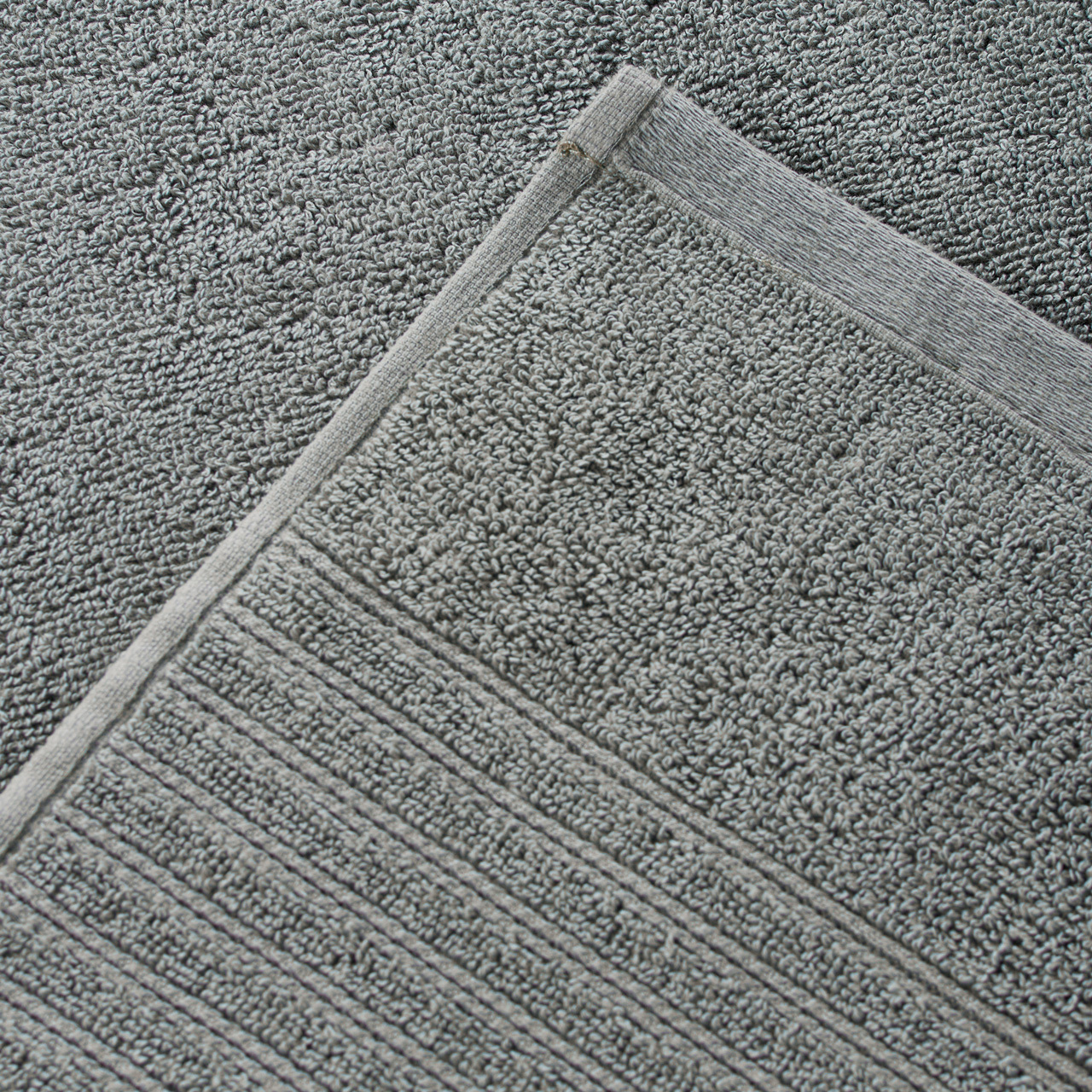 Изображение товара Полотенце Ecotex Релакс для ванной 90x50 см серое махровое высокое качество