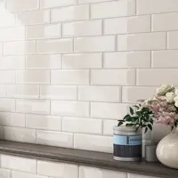 Изображение товара Настенная плитка KREAFORTA Руасси 8.5x28.5 см бежевая глянцевая