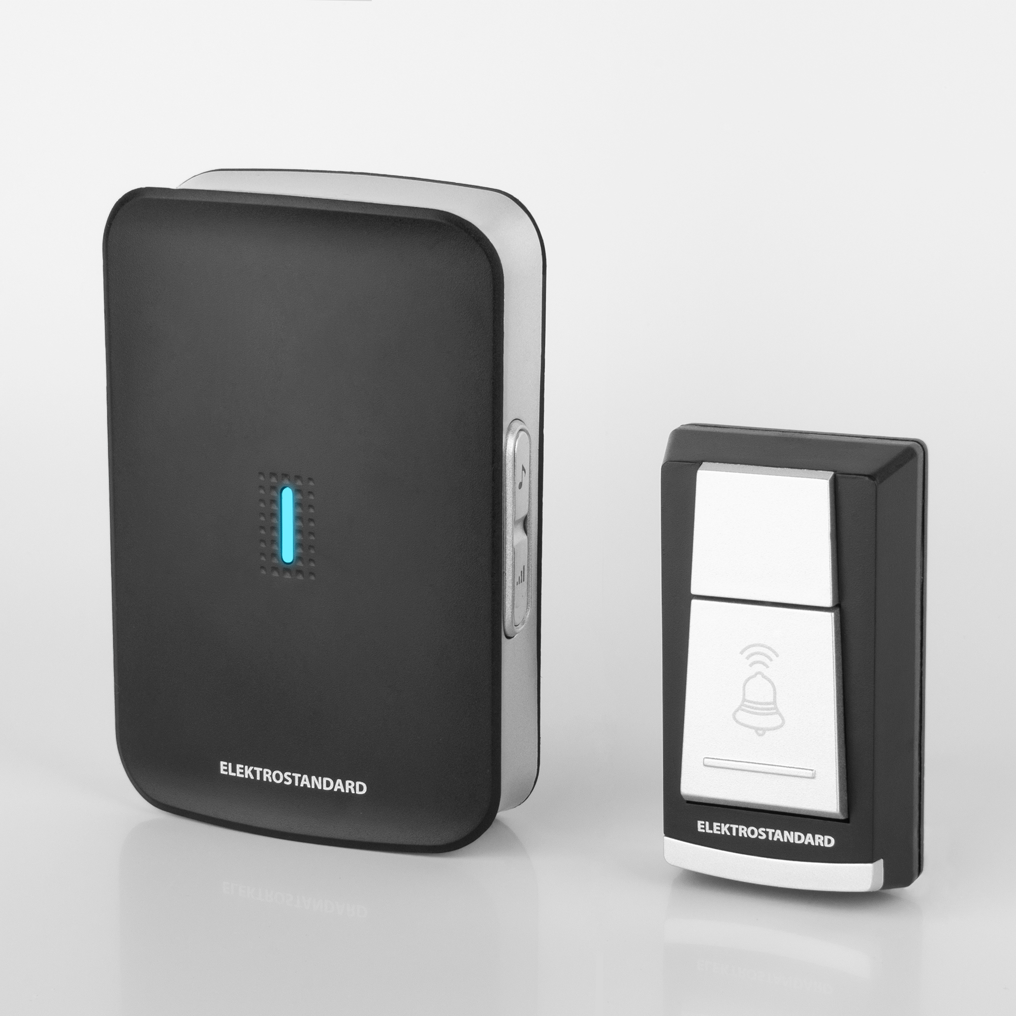 Изображение товара Беспроводной дверной звонок Elektrostandard DBQ19 черный радиус 80 м регулируемые мелодии