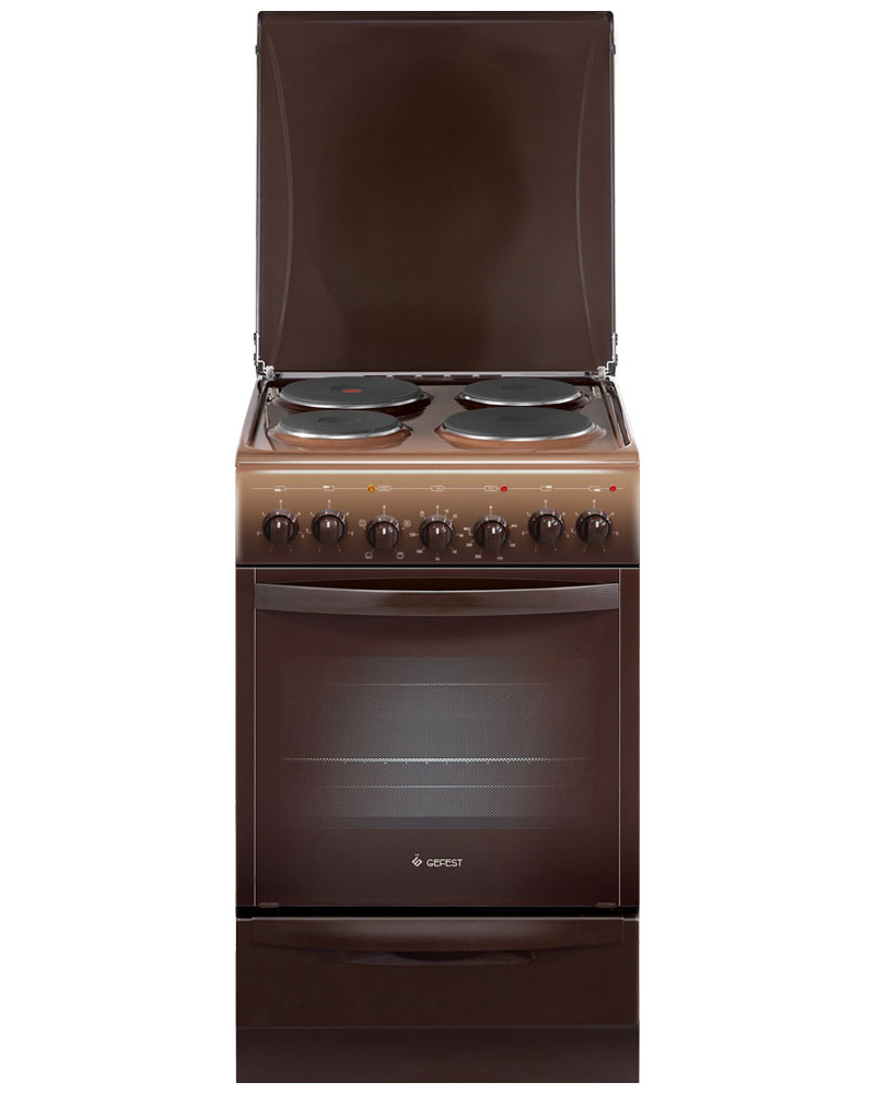 Изображение товара Электрическая плита с духовкой Gefest ЭПНД 5140-02 0038, 50x85x58.5 см коричневая