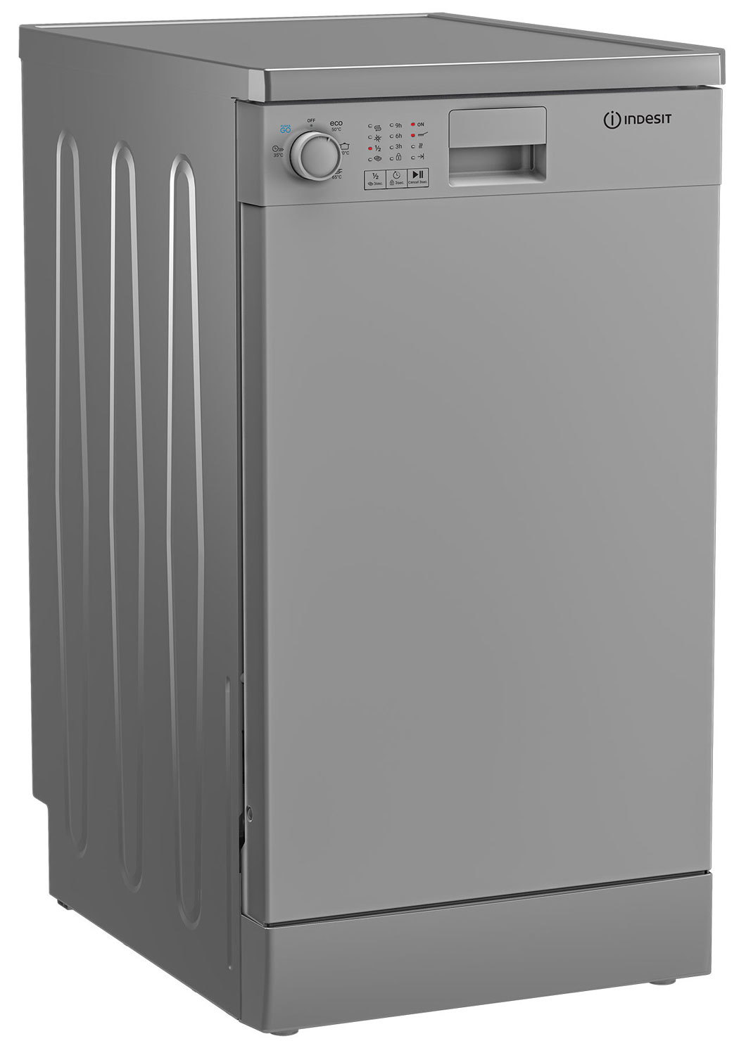 Изображение товара Посудомоечная машина Indesit DFS 2A59 S серебристая 44.8 см 5 программ