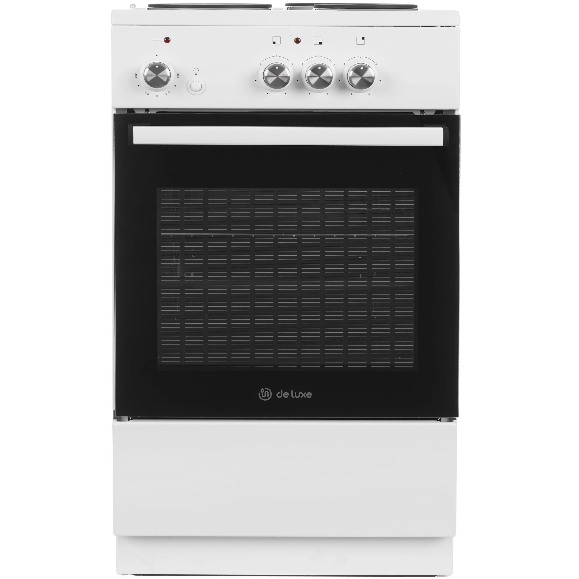 Изображение товара Электрическая плита с духовкой De luxe 326361 50x85x50 см цвет белый