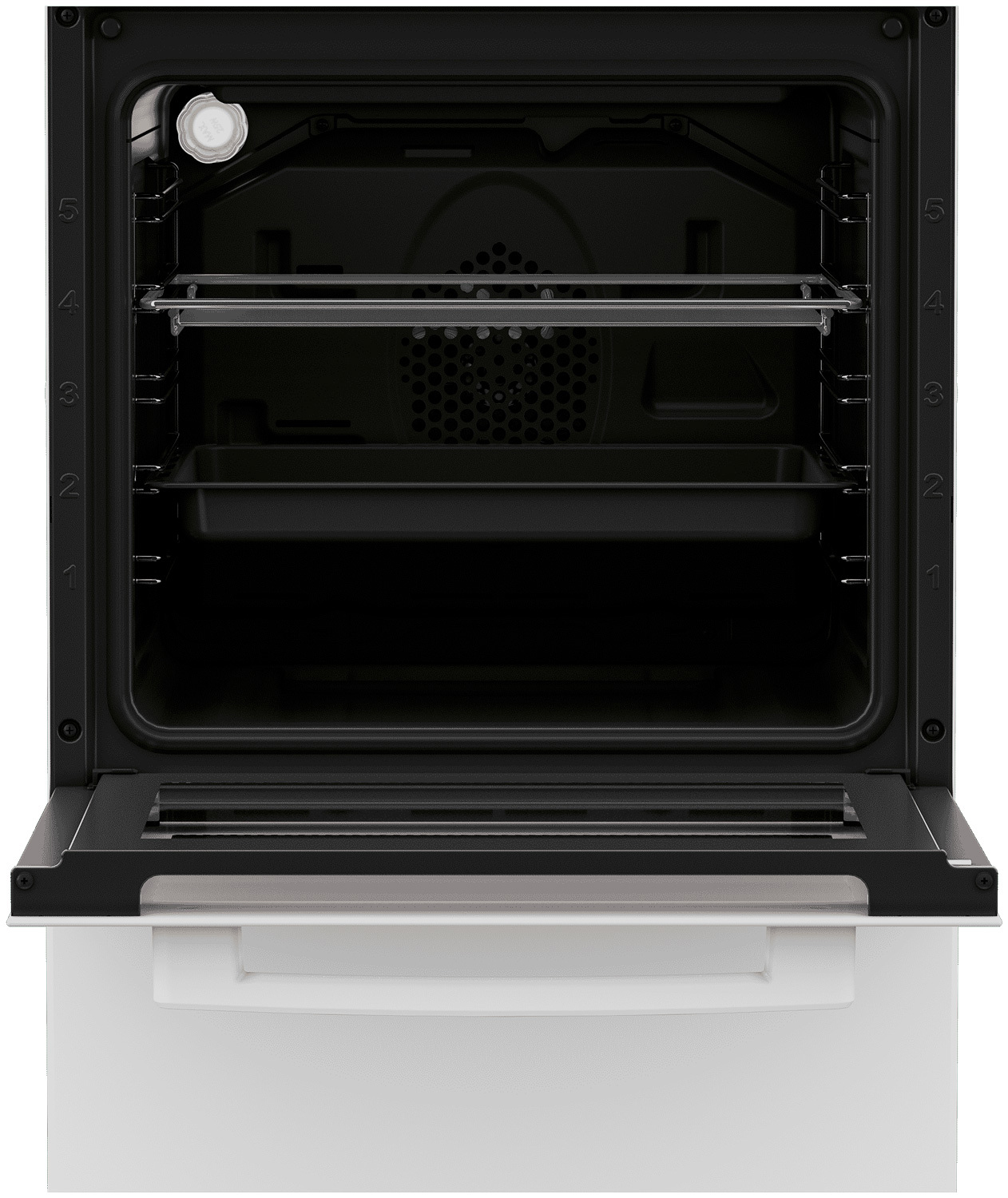 Изображение товара Электрическая плита с духовкой Hotpoint HS5V5PHW 50x85 см белая