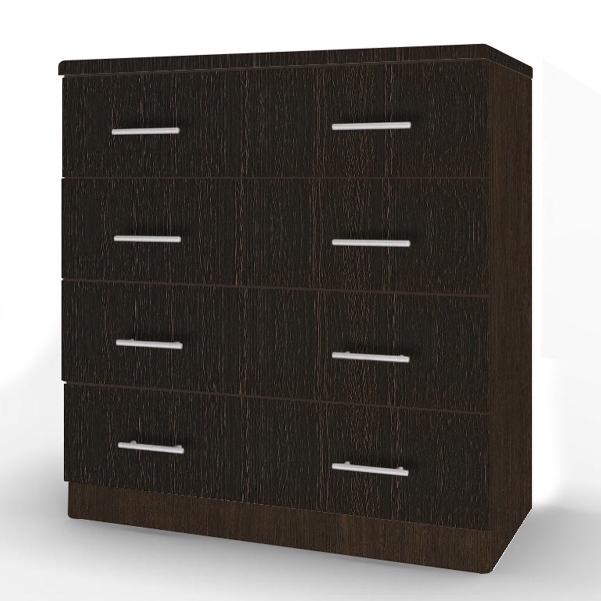 Изображение товара Комод Веста Марта 900-4 с 4 ящиками цвет Венге 90x50x100 см МДФ