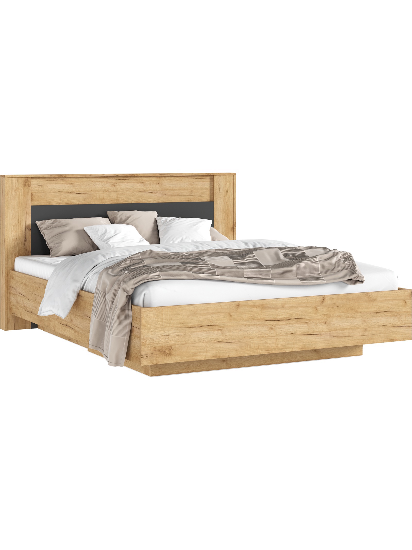 Изображение товара Кровать Сима-ленд парящая 160x80x200 см ЛДСП цвет бежевый