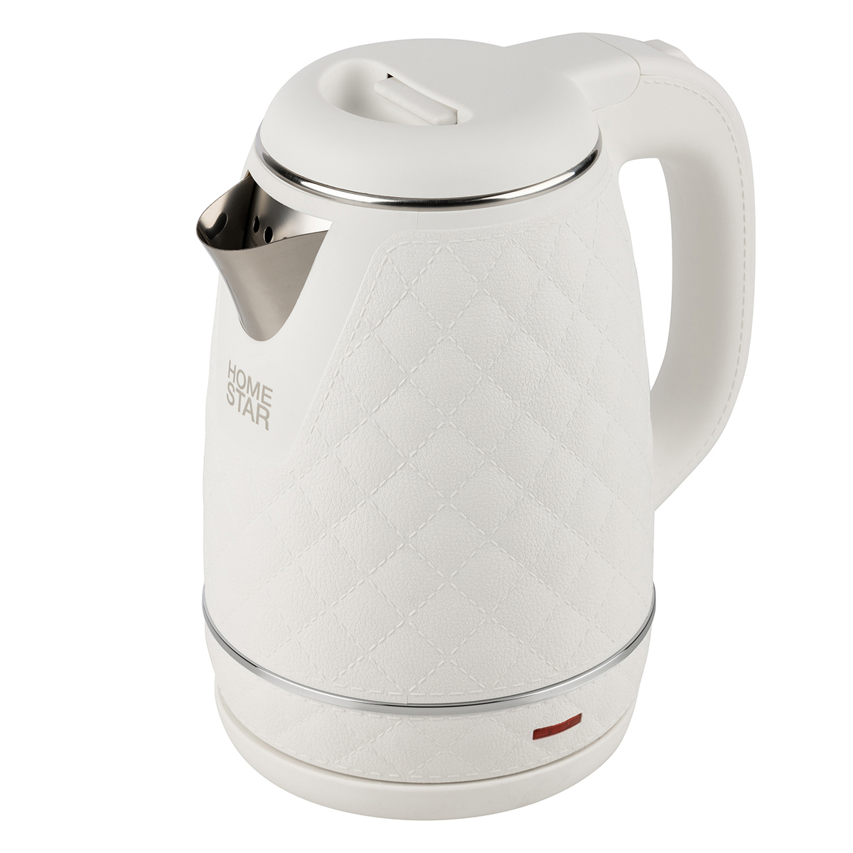 Изображение товара ЧАЙНИК ЭЛЕКТР HOMESTAR HS-1007 1.7 Л (1/12) ПЛАСТИК ДВОЙНОЙ КОРПУС (БЕЛЫЙ)