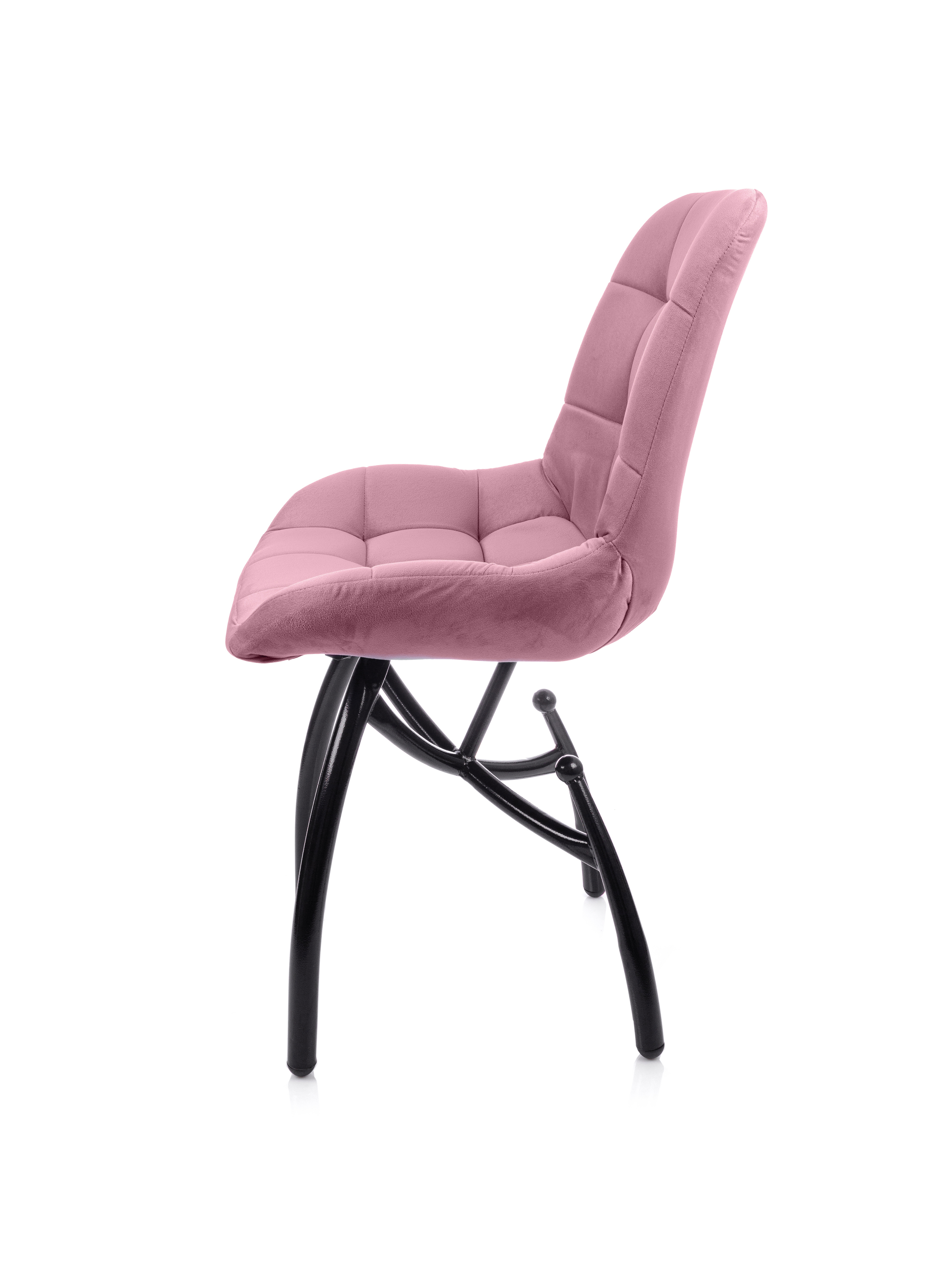 Изображение товара Стул M-group Лира 13060454 44x95x40 см велюр цвет черный