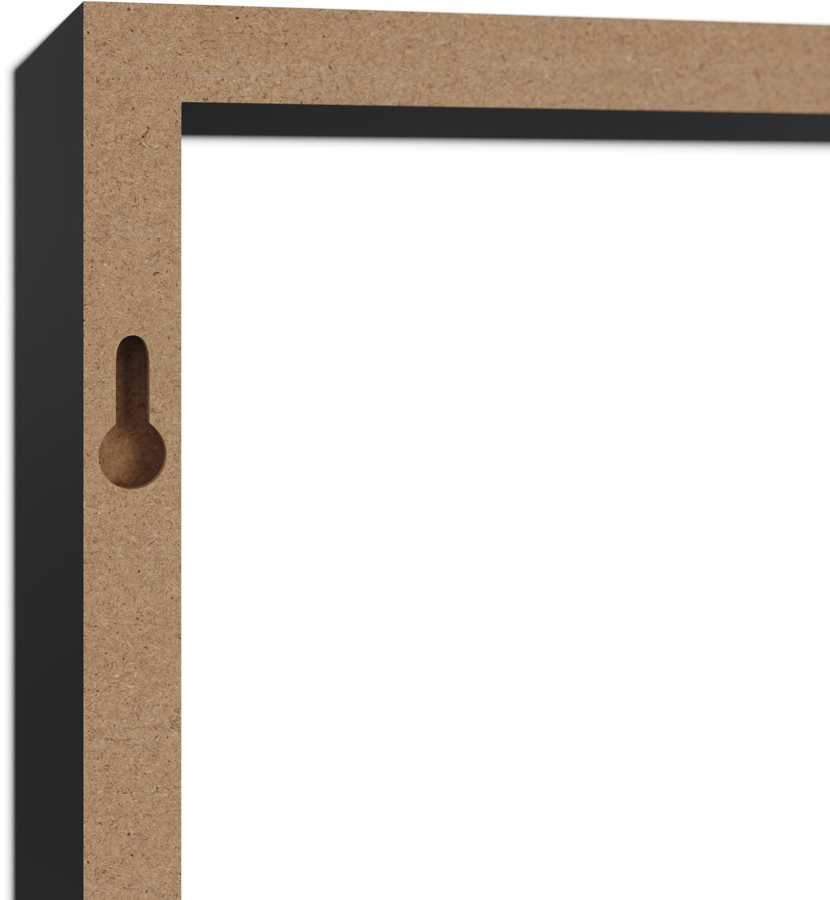 Полка настенная Spaceo 24x24 см/27x27 см/30x30 см МДФ цвет чёрный 3 шт - 6