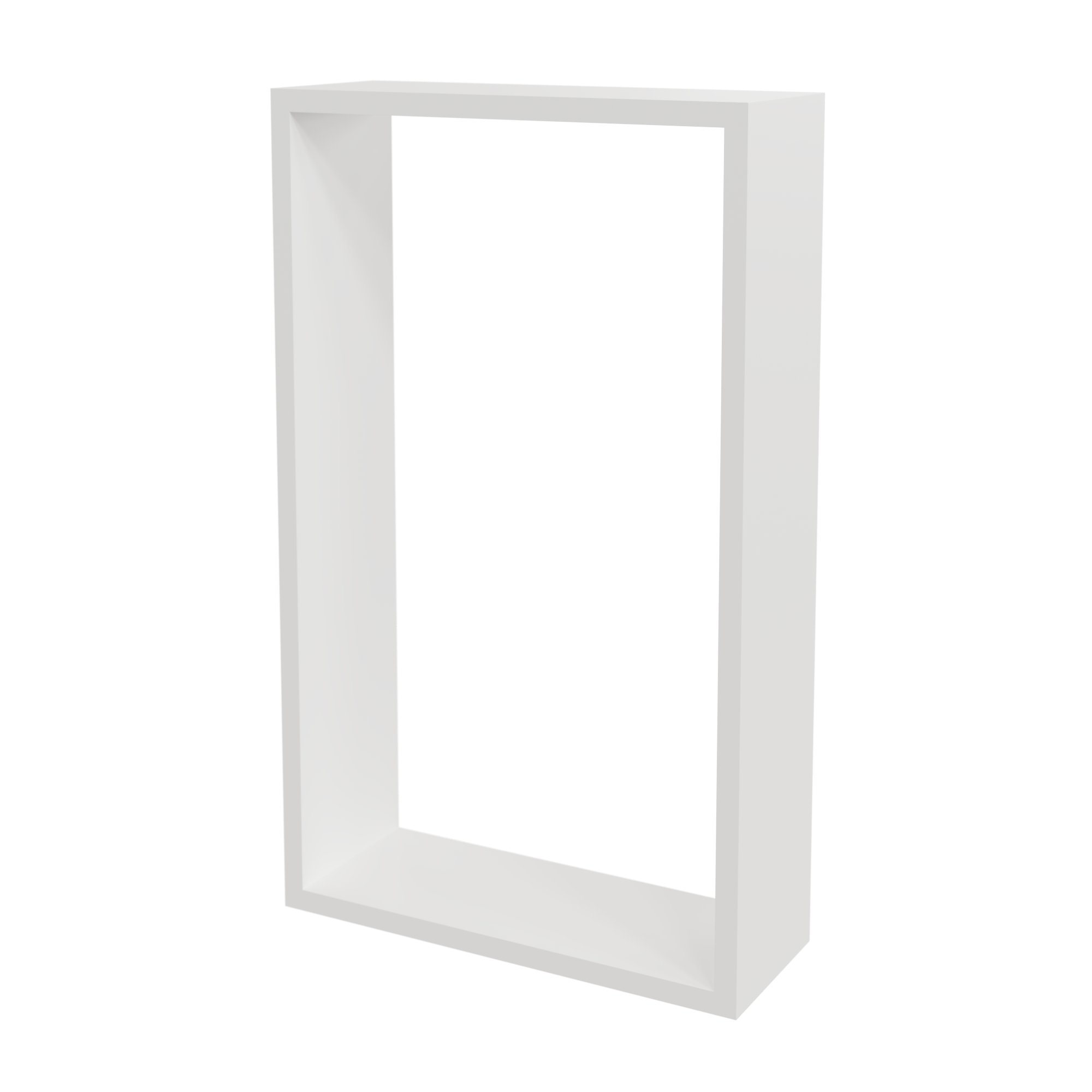 Полка настенная Spaceo 45x27 см/40x22 см МДФ цвет белый 2 шт - 2