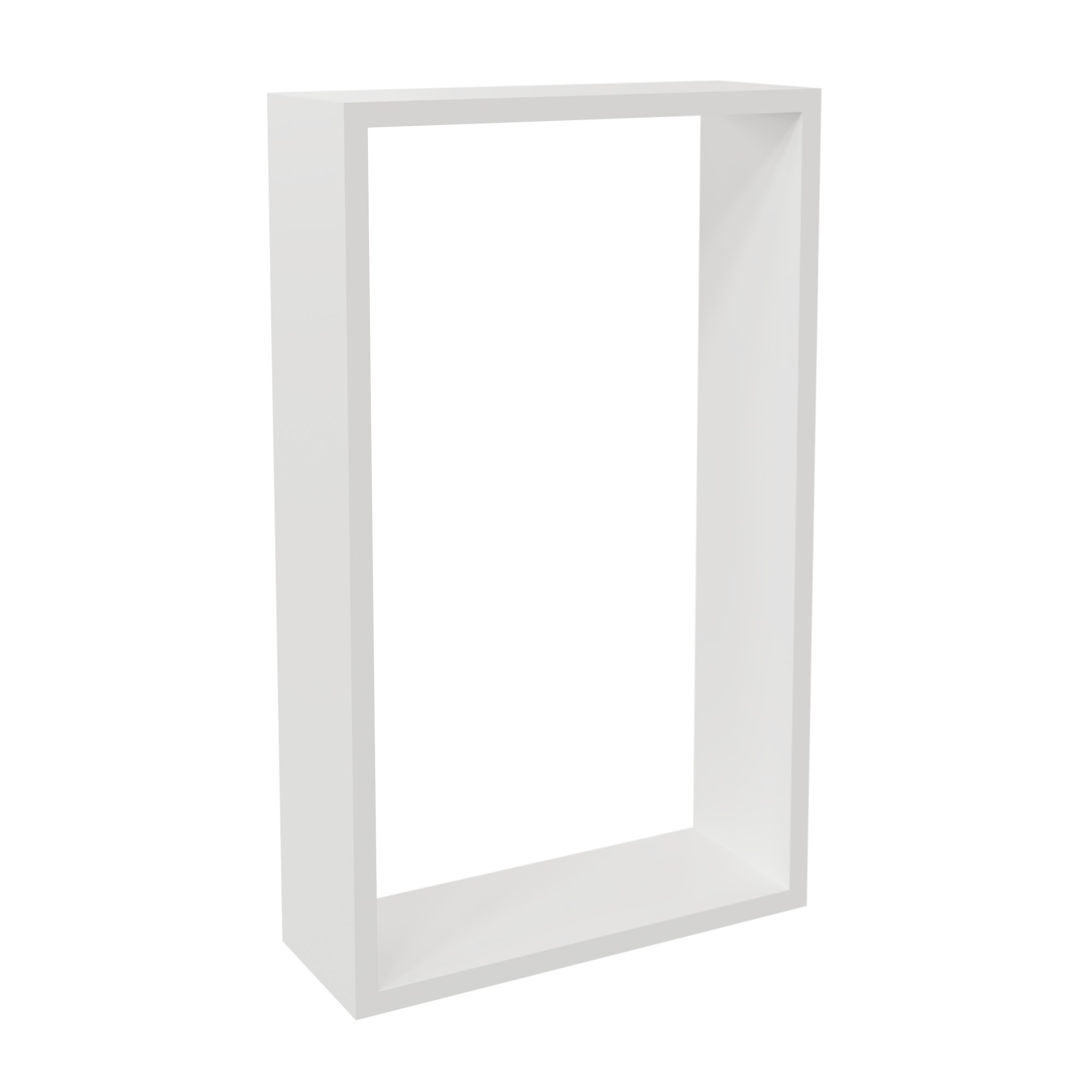 Полка настенная Spaceo 45x27 см/40x22 см МДФ цвет белый 2 шт - 6