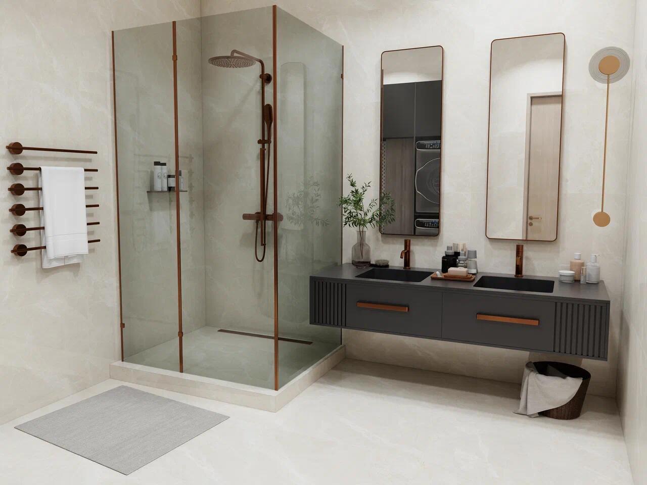 Изображение товара Керамогранит Bluezone Crema Glossy 60x120 см глянцевый для интерьера и фасадов