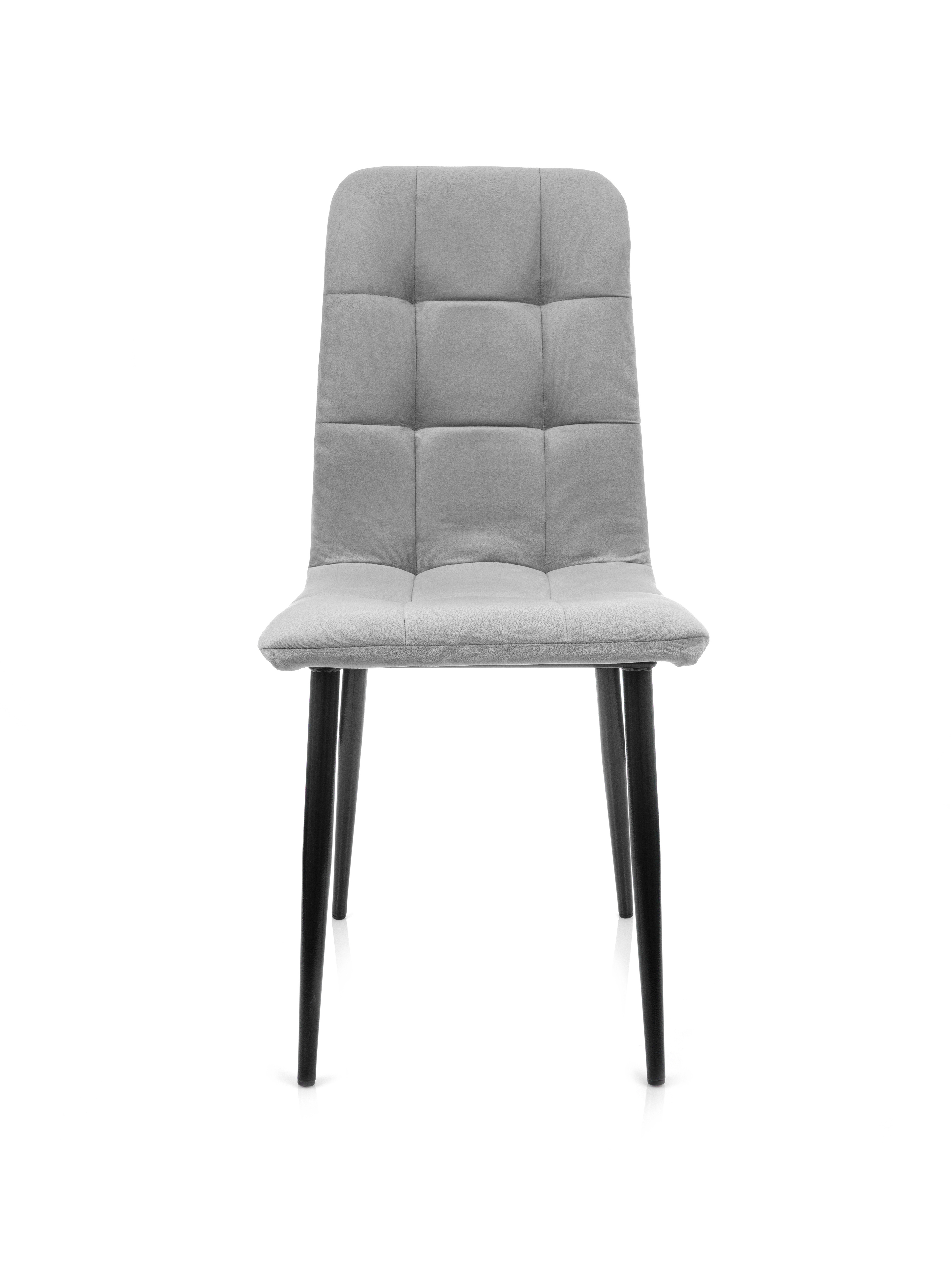 Изображение товара Стул M-group Леон 13050455 44x95x37 см велюр цвет черный