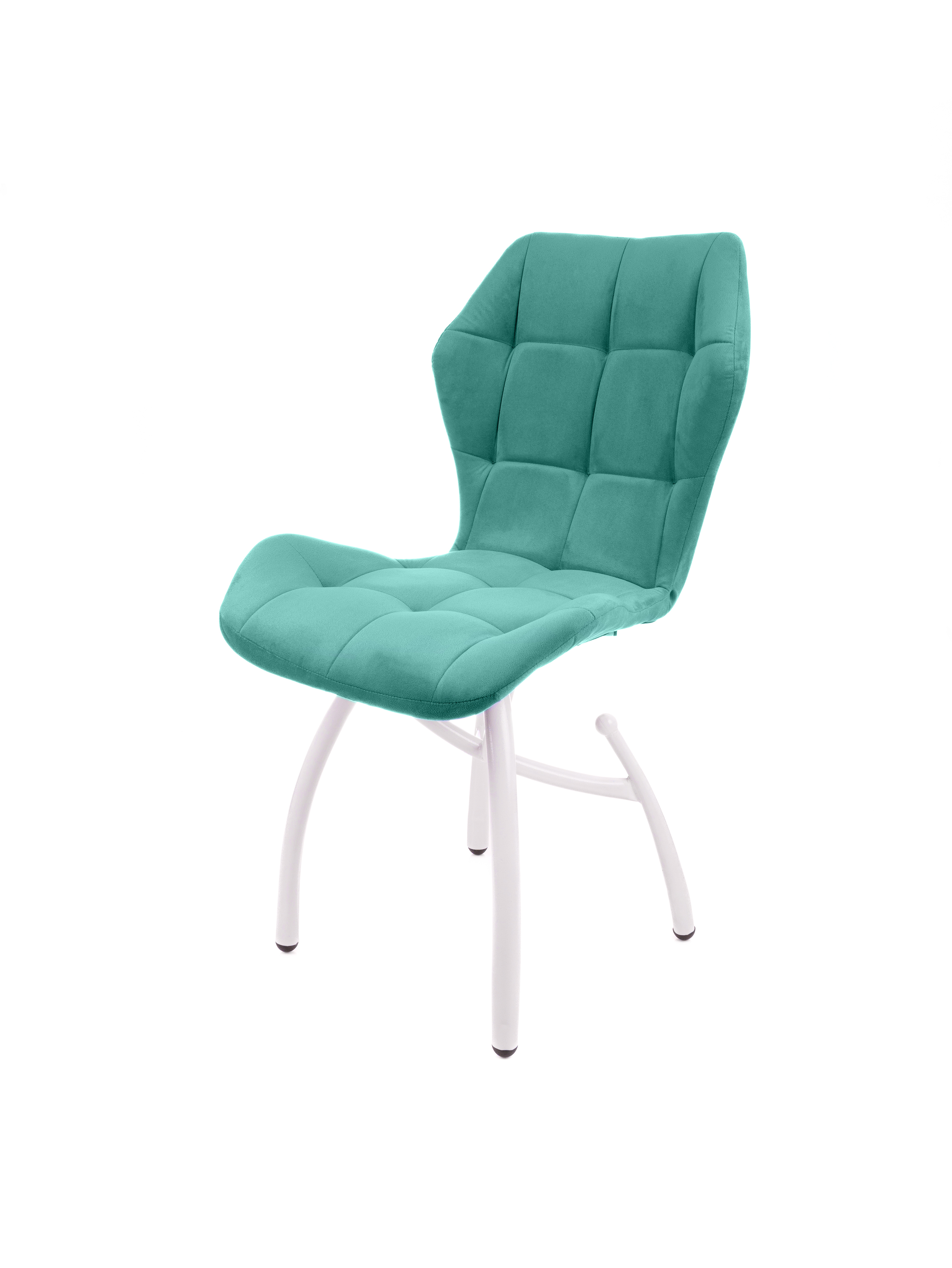 Изображение товара Стул M-group Бабочка 14080156 44x96x46 см велюр цвет белый 2 шт.