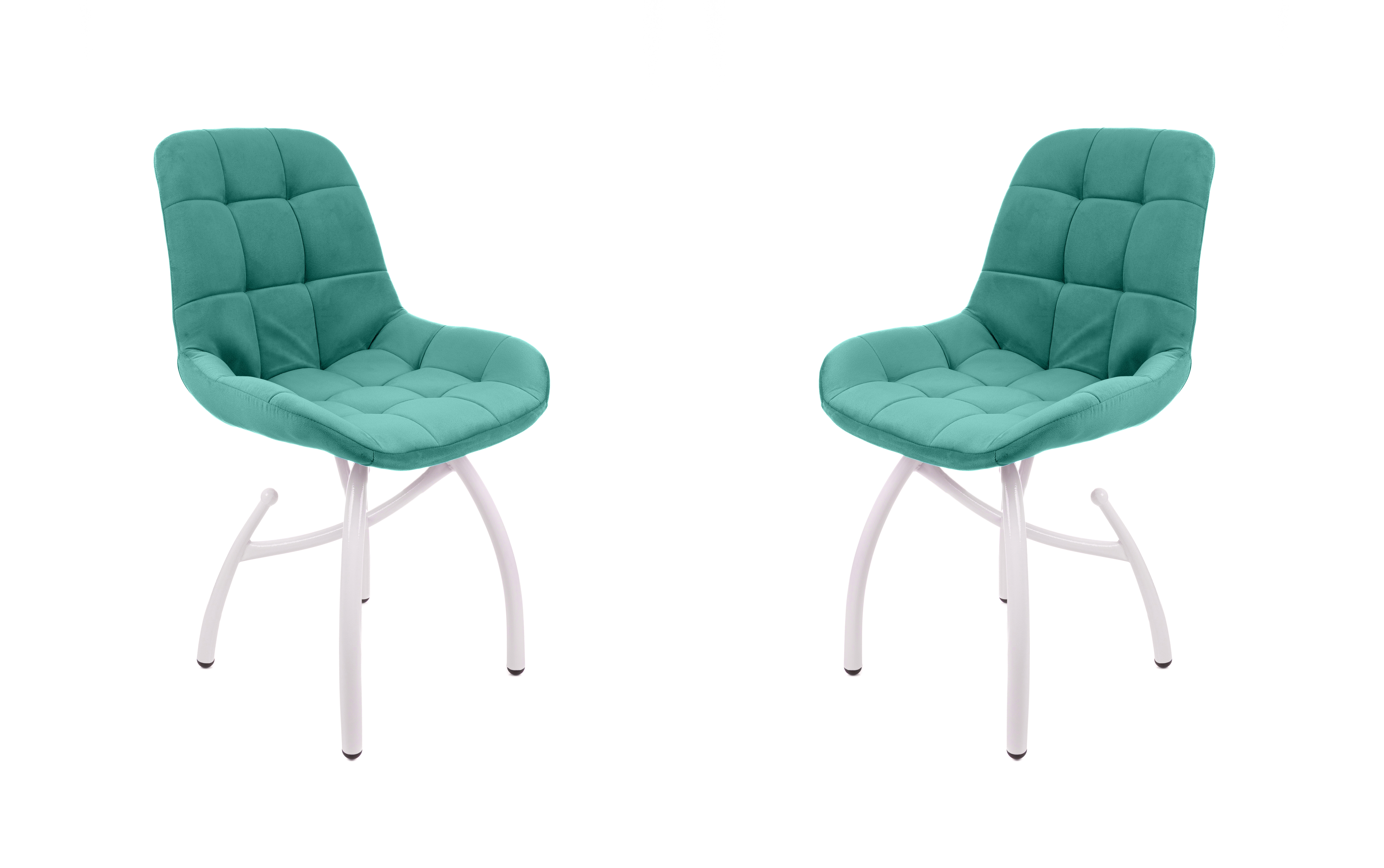 Изображение товара Обеденный стул M-group Лира 14060156, велюр, современный дизайн, 2 шт