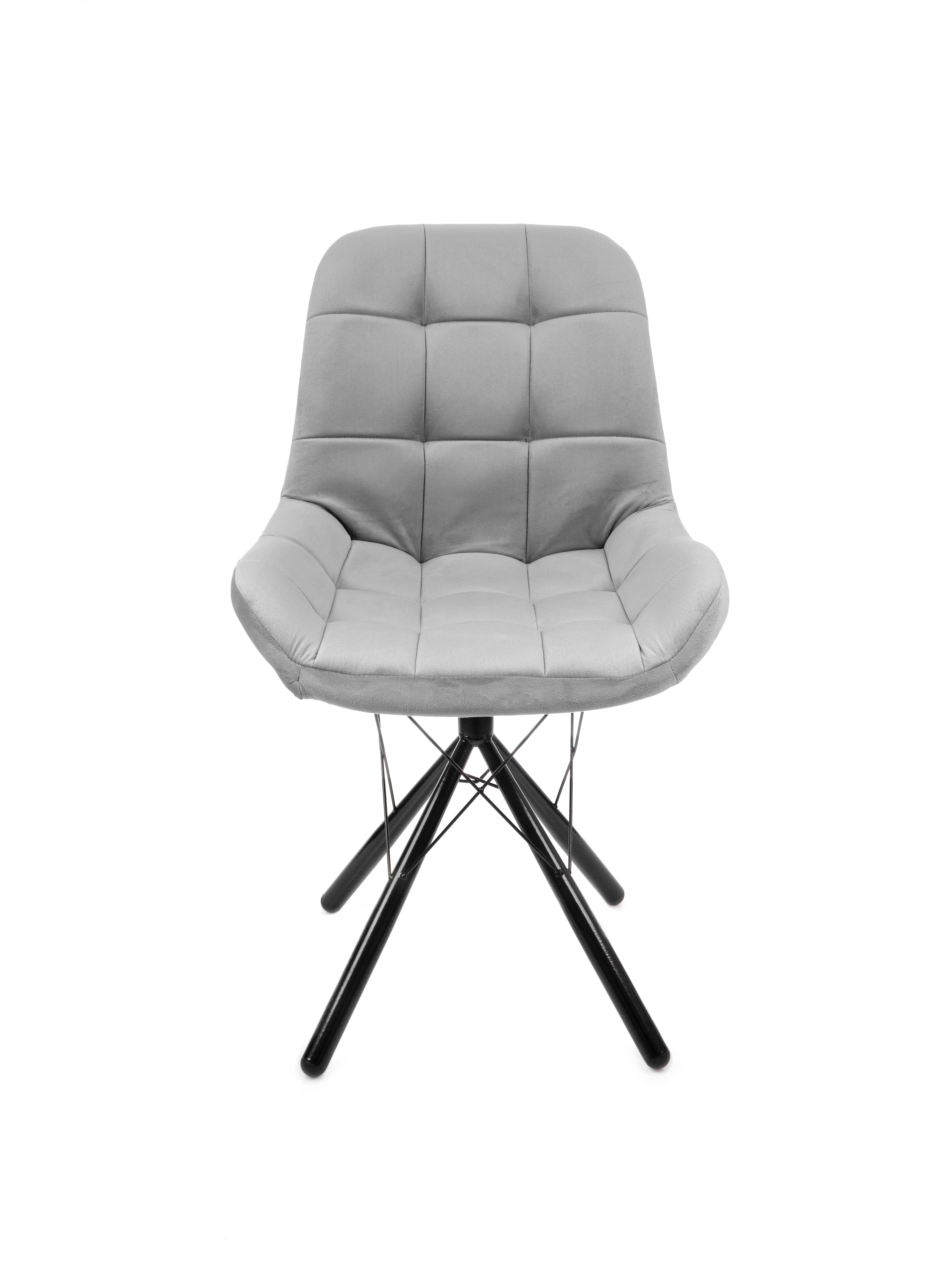 Изображение товара Обеденный стул М-group Лира 13070455 велюр современный дизайн черный Россия