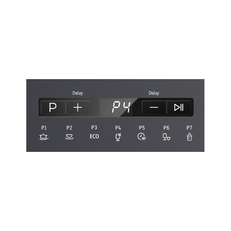 Изображение товара Отдельностоящая посудомоечная машина DeLonghi DDW07T Crisolita 55 см 7 программ черный