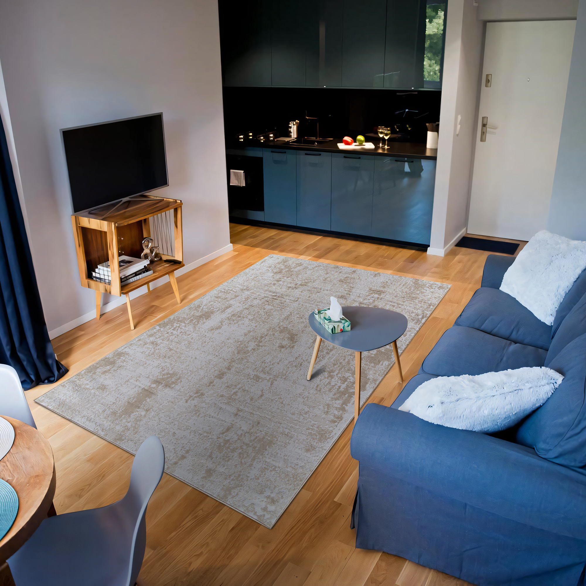 Изображение товара Ковер Merinos Point 160х230 см полипропилен L058 цвет кремовый