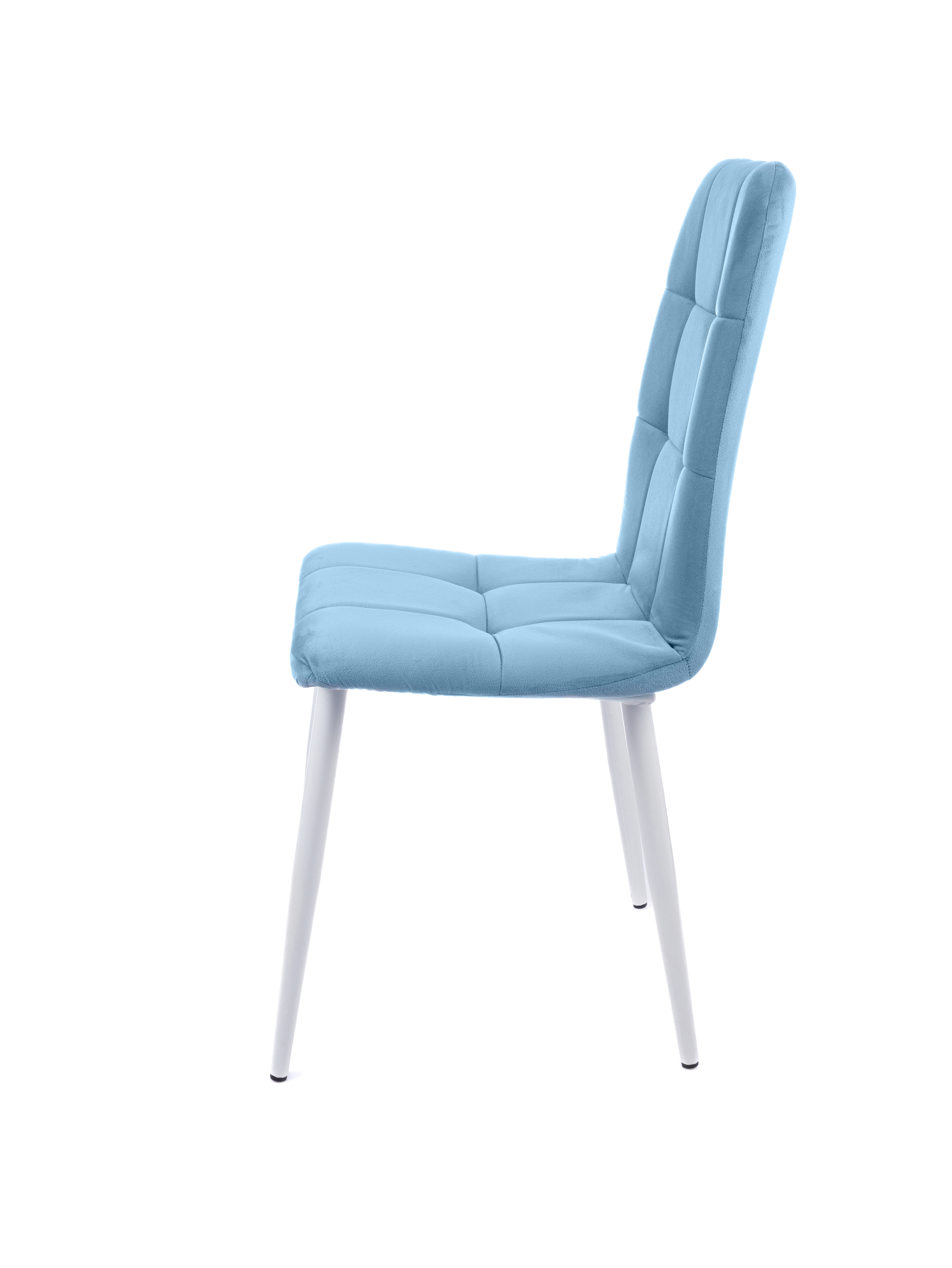 Изображение товара Стул M-group Леон 14050153 44x95x37 см велюр цвет белый 2 шт.