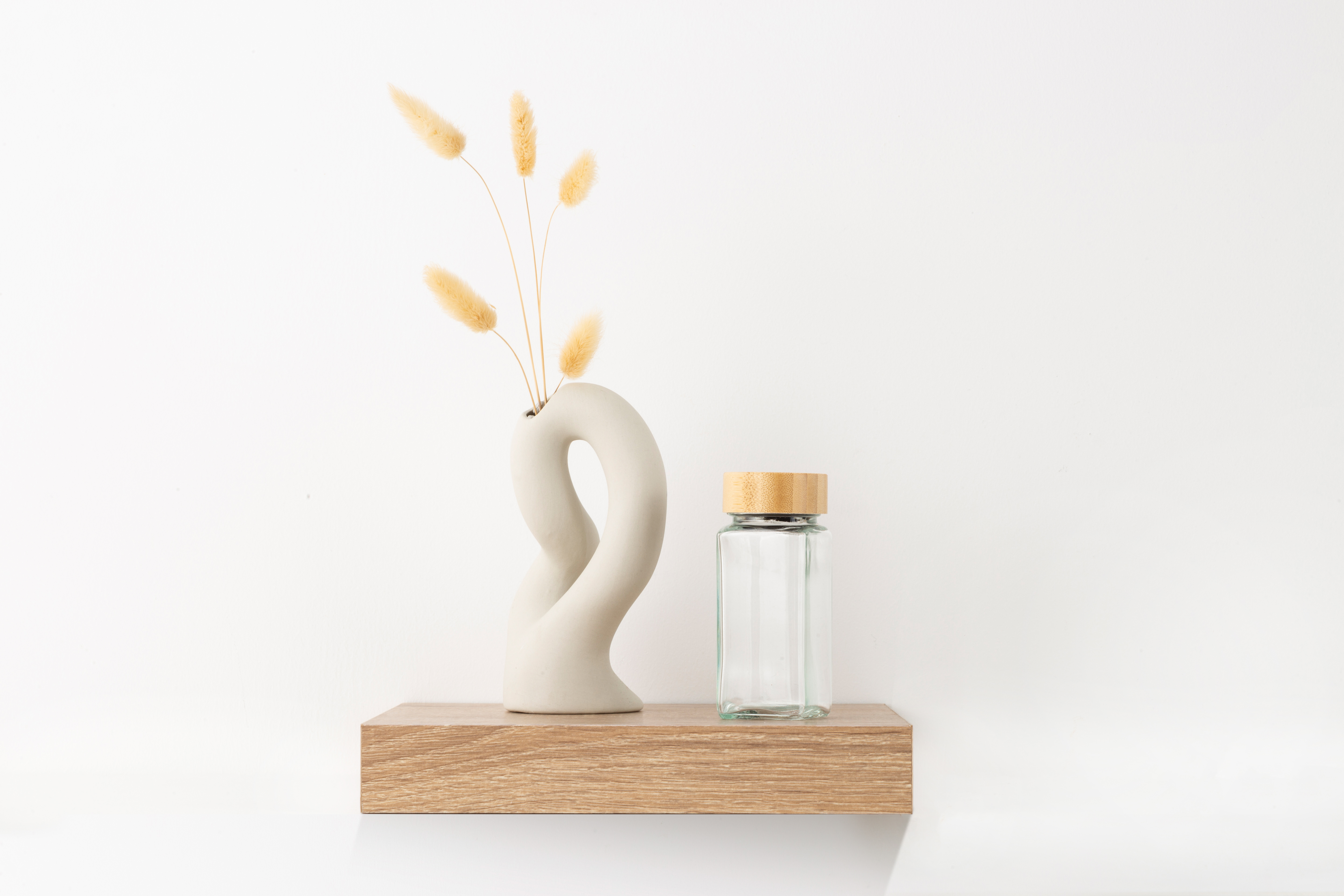 Изображение товара Настенная полка KONSENSA 23x23.5 см со скрытым креплением МДФ цвет ду