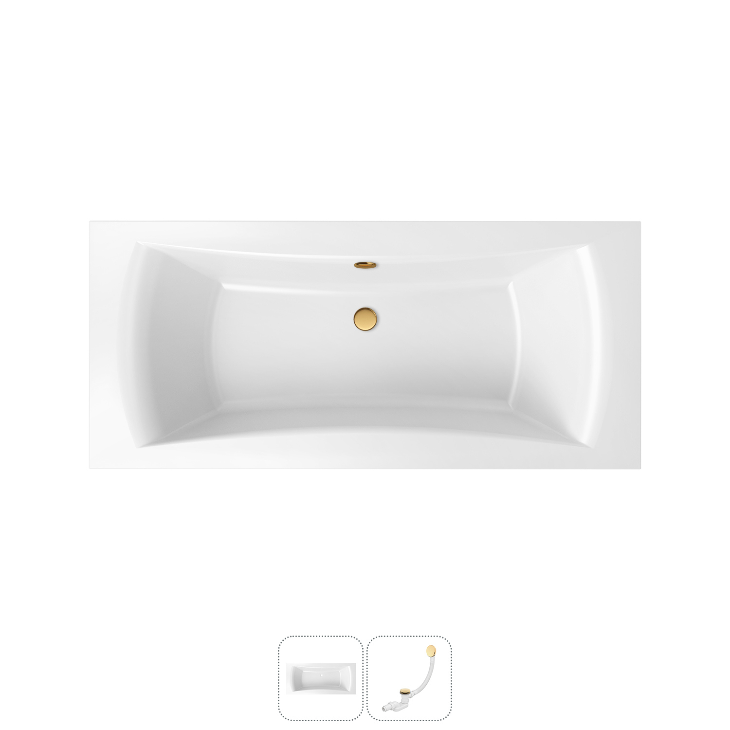 Изображение товара Прямоугольная ванна Lavinia boho Evan 202010881 акрил 200x90см